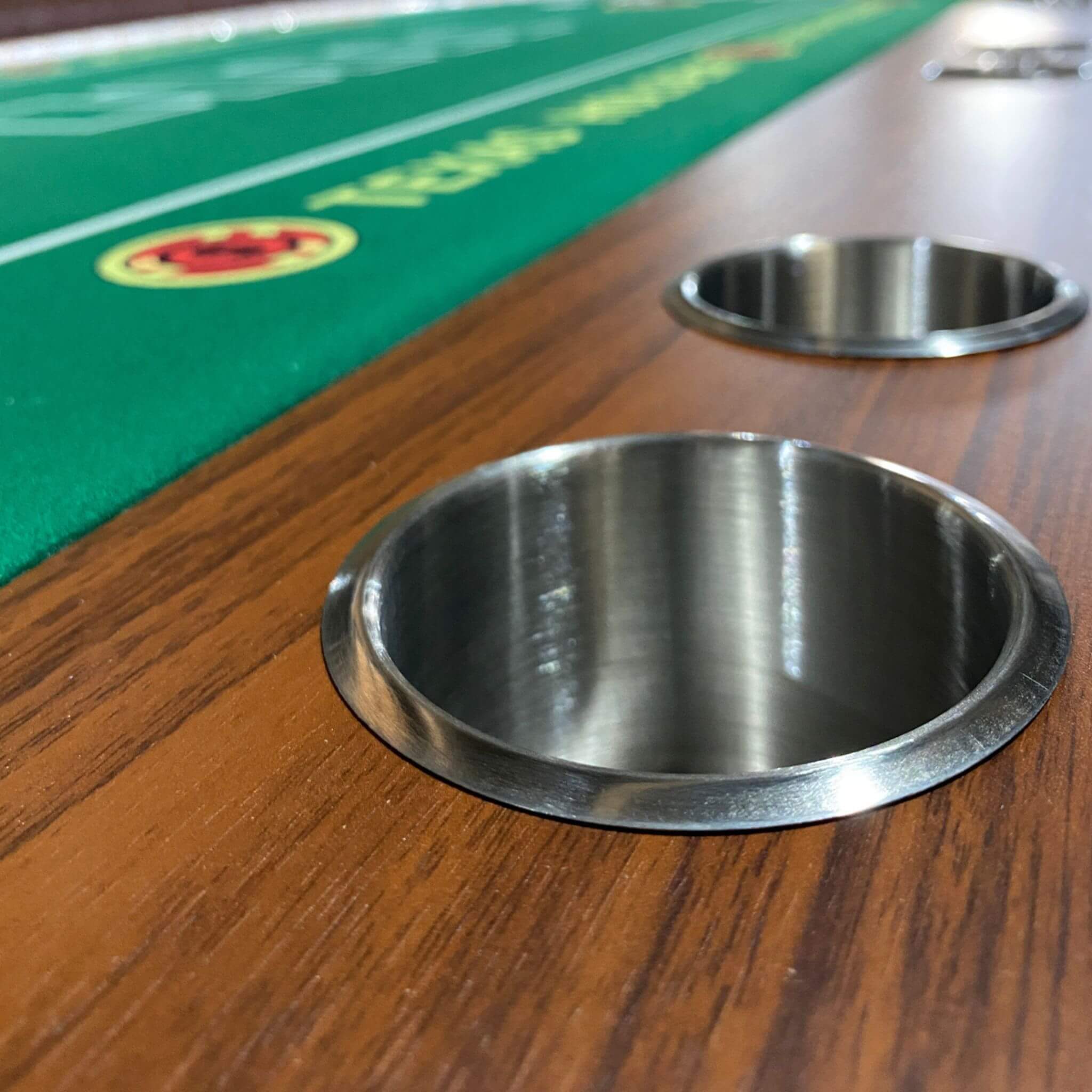Luxury 96-Inch Gaming Table With LED Lights, Durable Velvet Surface, And Sturdy Pedestal Base (SAK92853) - Image 9