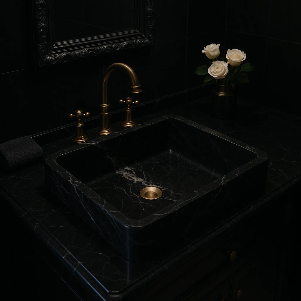 Luxury Black Marble Sink - Image 3