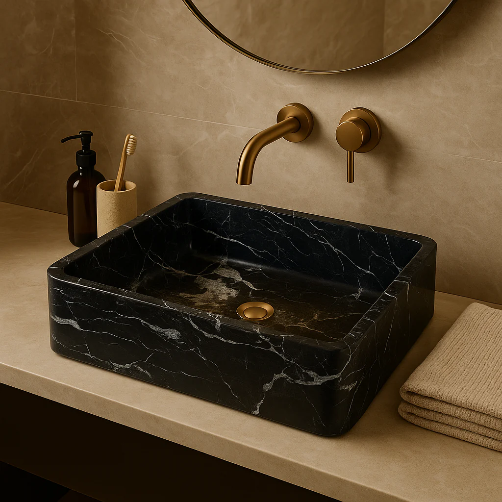 Luxury Black Marble Sink - Image 4