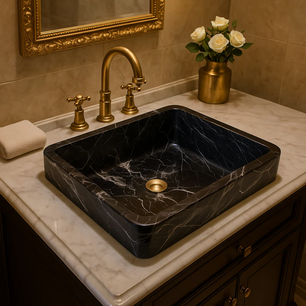 Luxury Black Marble Sink - Image 5