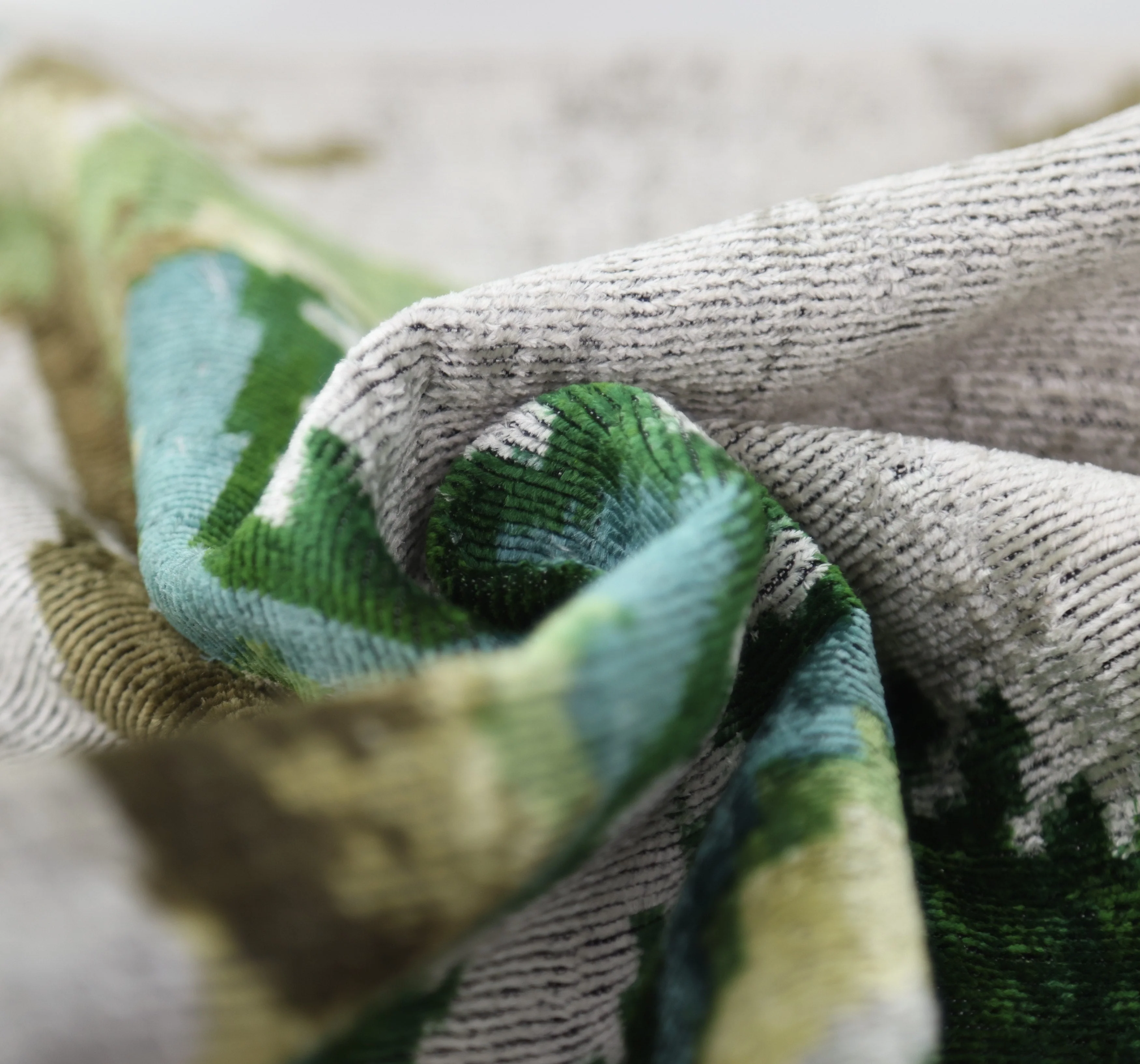Luxury Dragon Silk Velvet Pillow 16x24 – Handmade Artisan Lumbar Cushion - Image 2