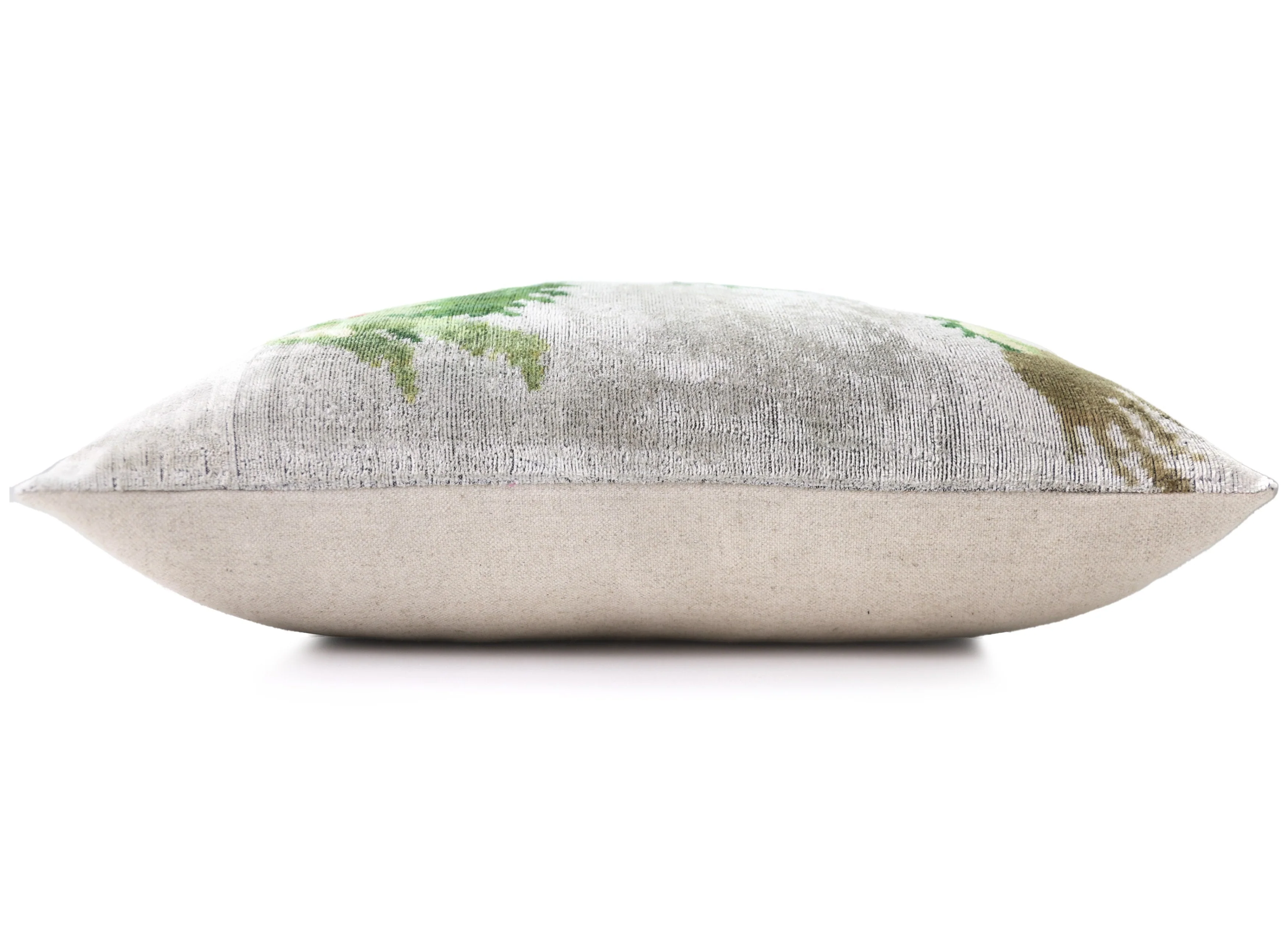 Luxury Dragon Silk Velvet Pillow 16x24 – Handmade Artisan Lumbar Cushion - Image 4