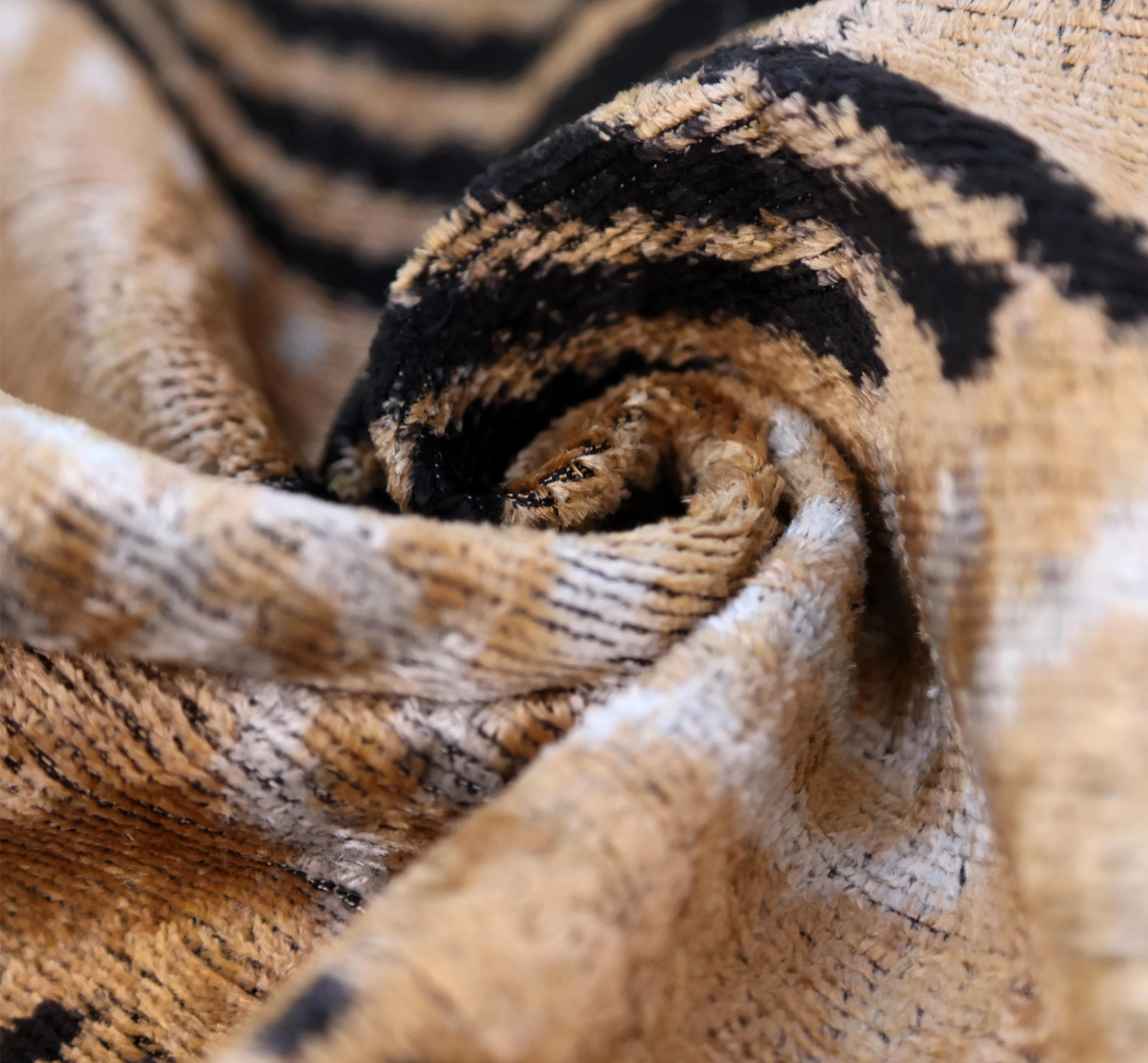 Luxury Earth-Tone Silk Velvet Throw Pillow 16x24 – Handmade Tribal Modern Geometric Lumbar - Image 2
