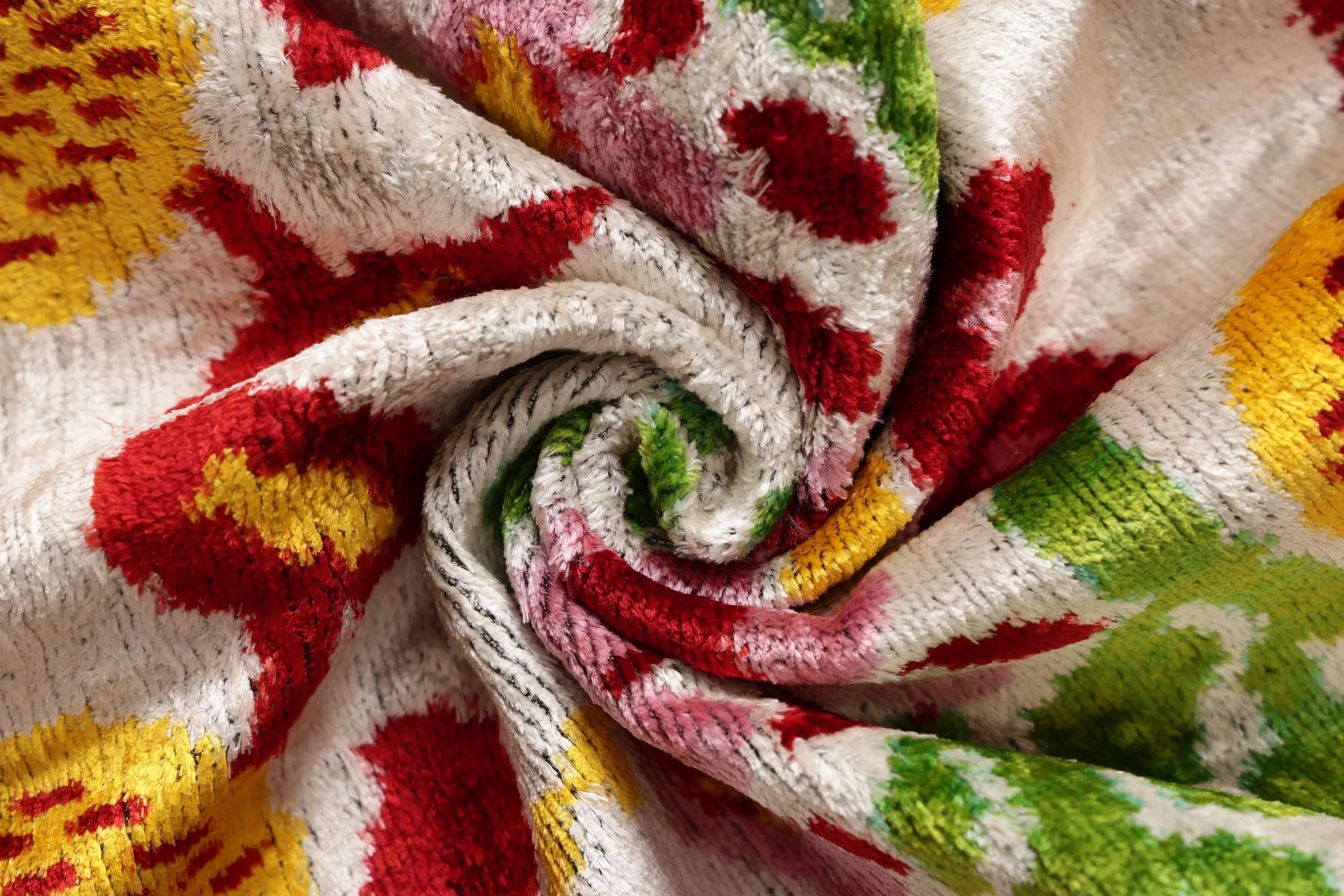 Luxury Floral Silk Velvet Lumbar Pillow 16x24 | Handmade & Vegetable Dyed - Image 7