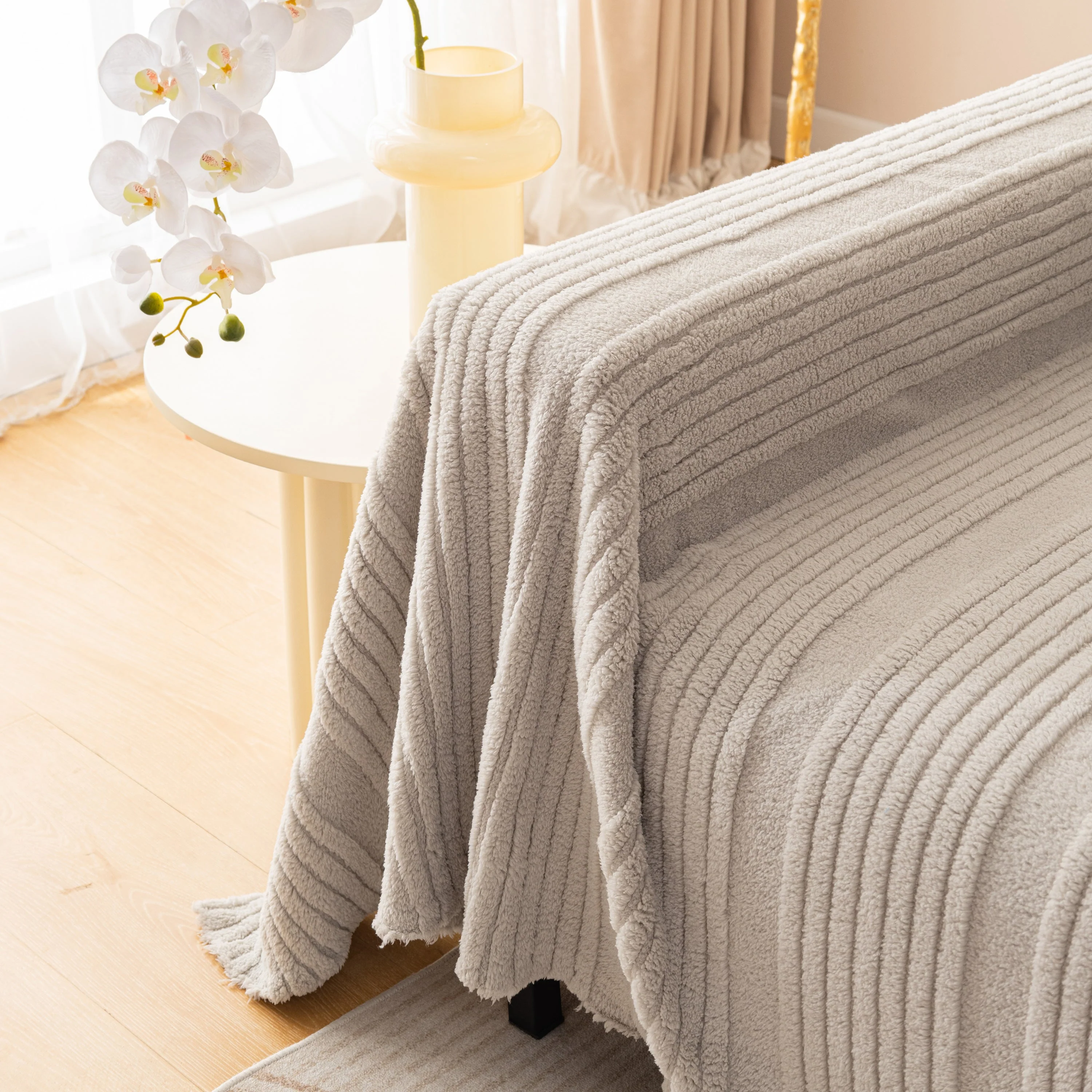 Luxury Oversized Soft Plush L Shape Couch Cover Sofa Throw Cover, Extra Large Blanket to Cover Couch - Image 17
