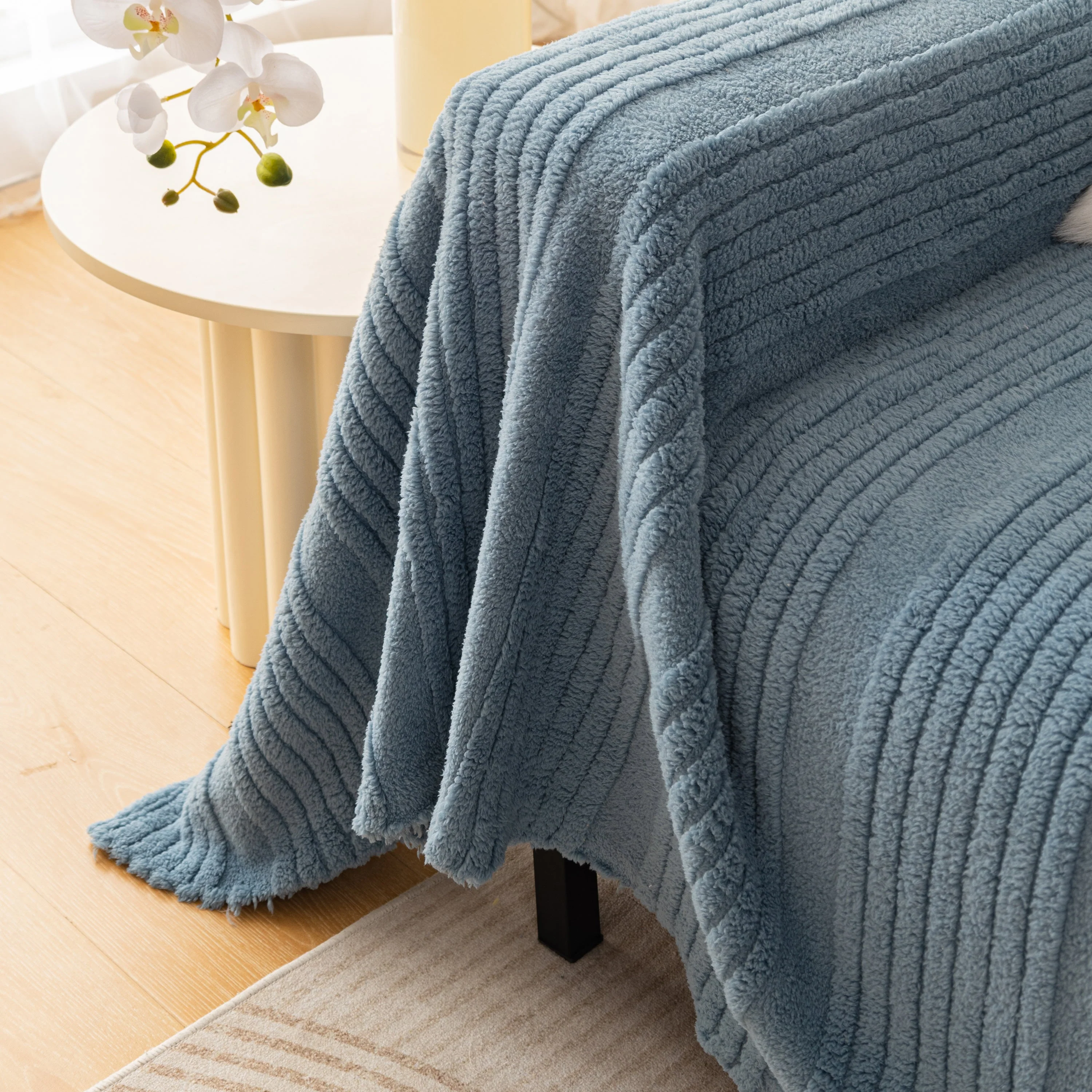 Luxury Oversized Soft Plush L Shape Couch Cover Sofa Throw Cover, Extra Large Blanket to Cover Couch - Image 95