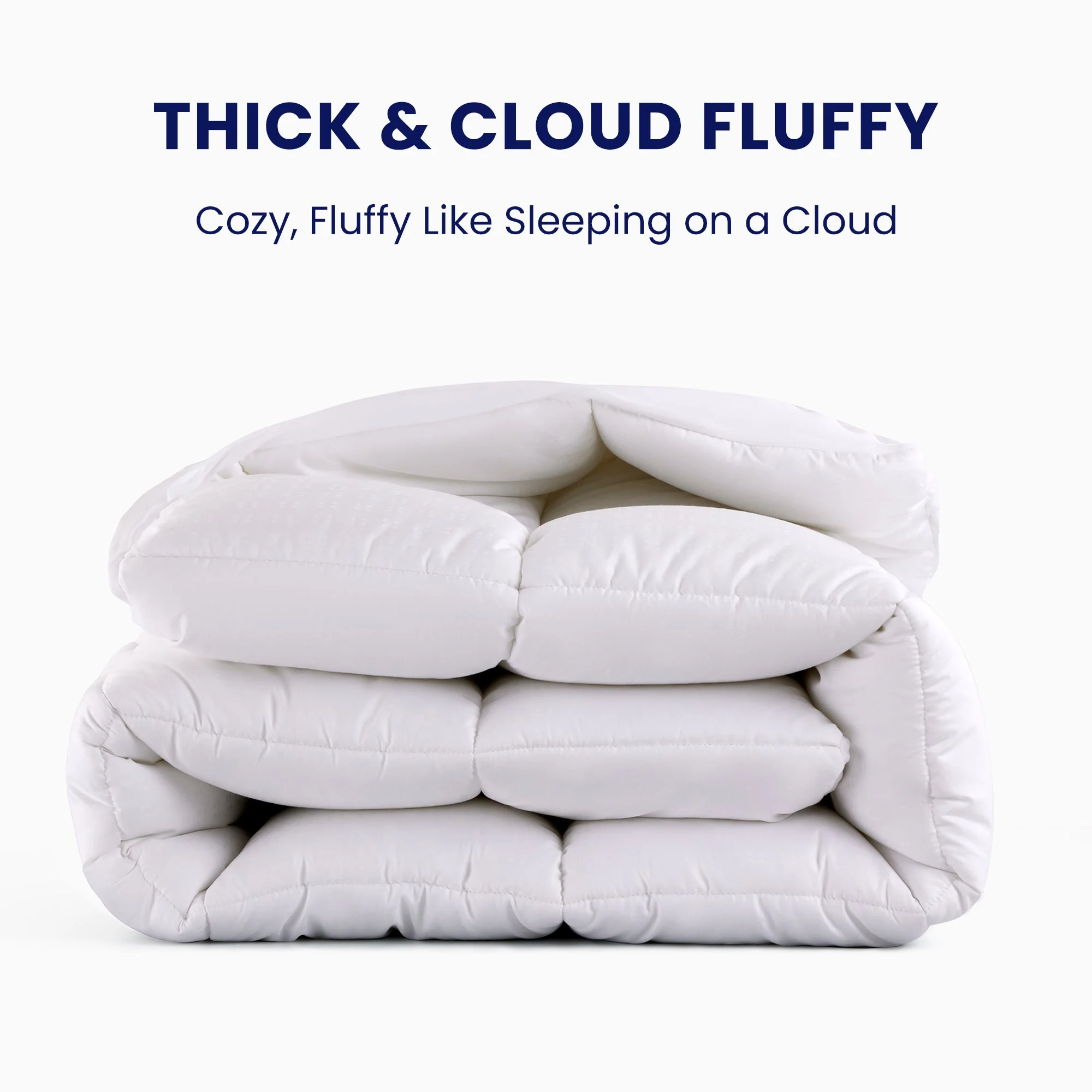 Luxury Thick Cotton Mattress Pad White Soft - Image 4