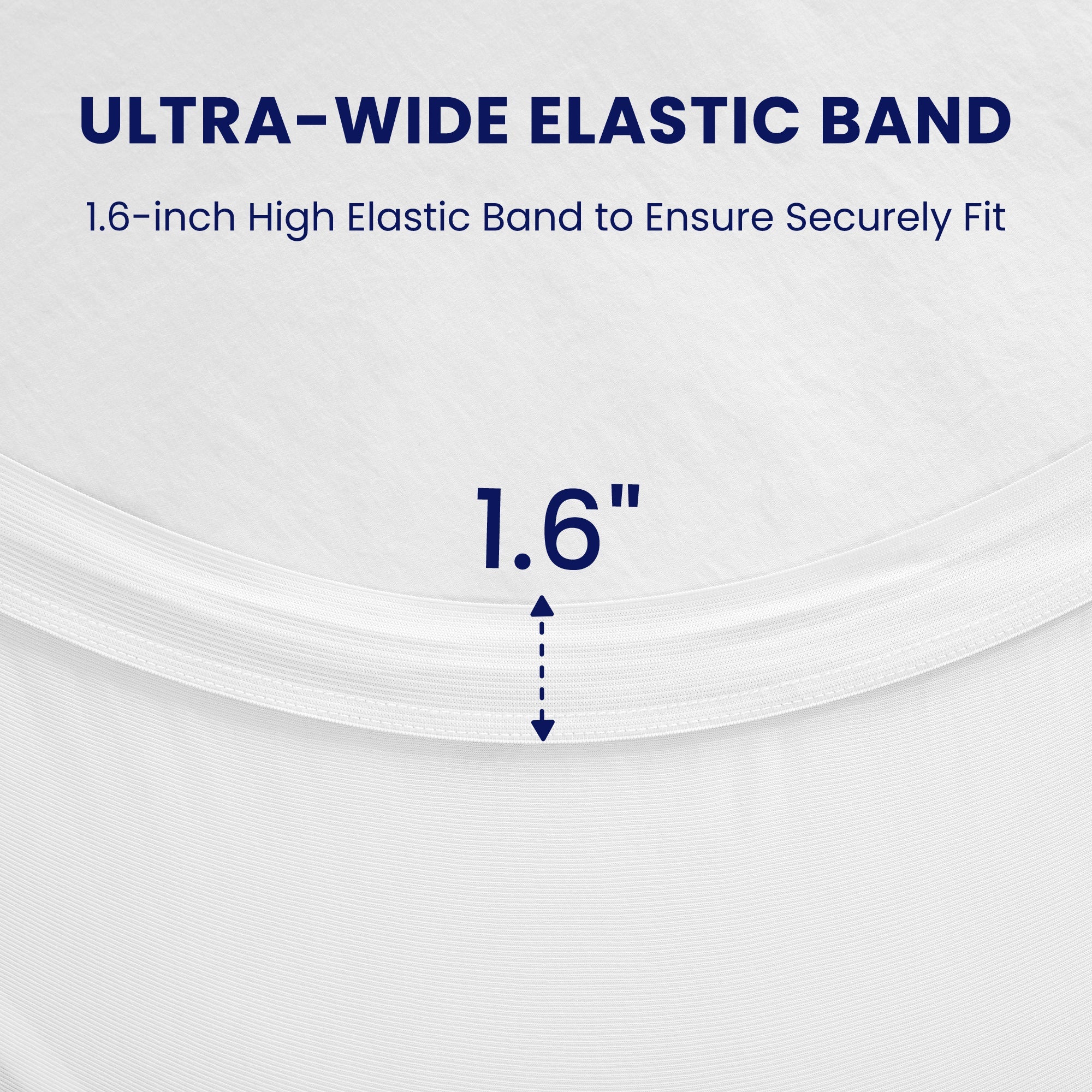 Luxury Thick Cotton Mattress Pad White Soft - Image 5