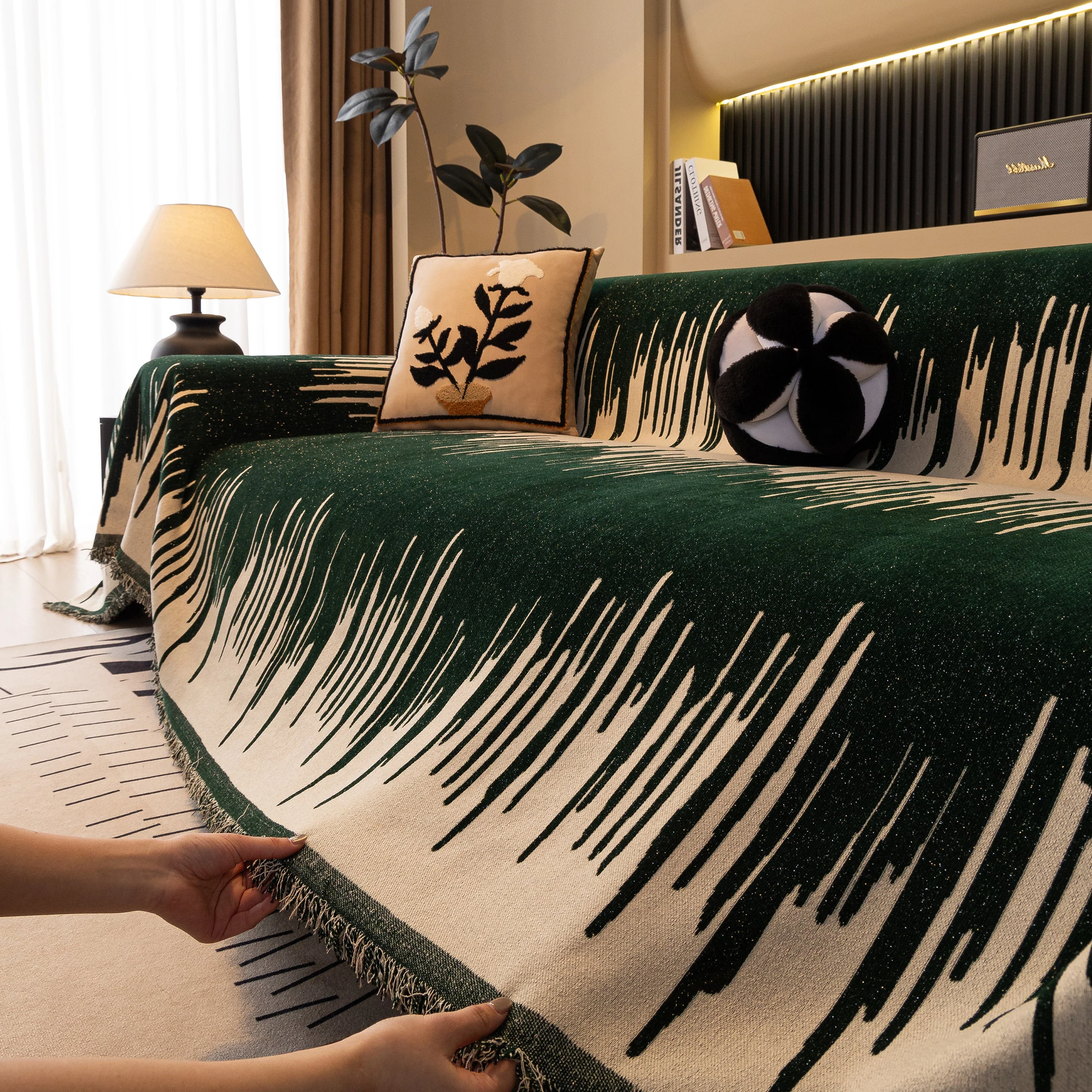 Luxury Throws for Sofas, Versatile Slipcovers & Sofa Covers for Couches and Chairs - Image 11