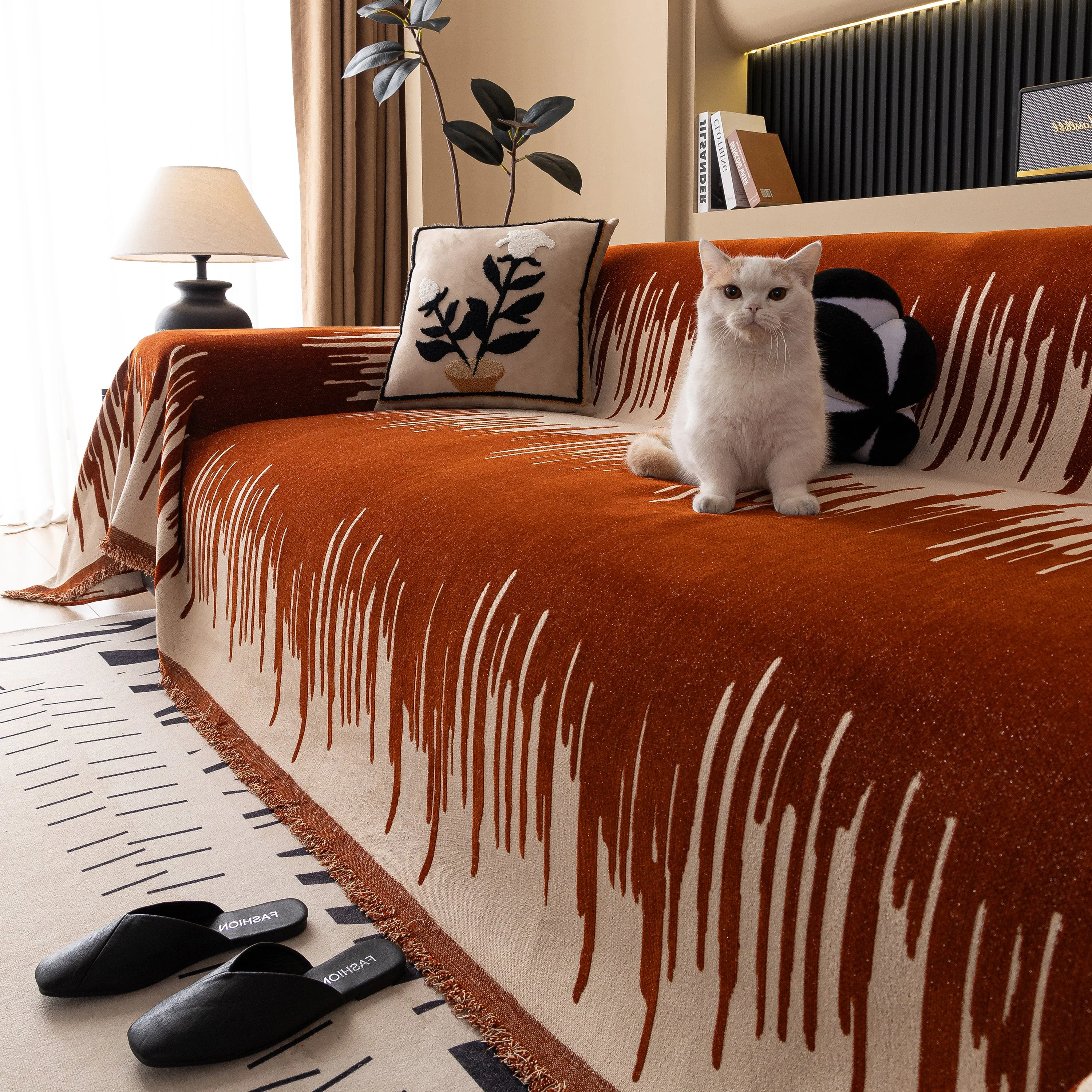 Luxury Throws for Sofas, Versatile Slipcovers & Sofa Covers for Couches and Chairs - Image 60