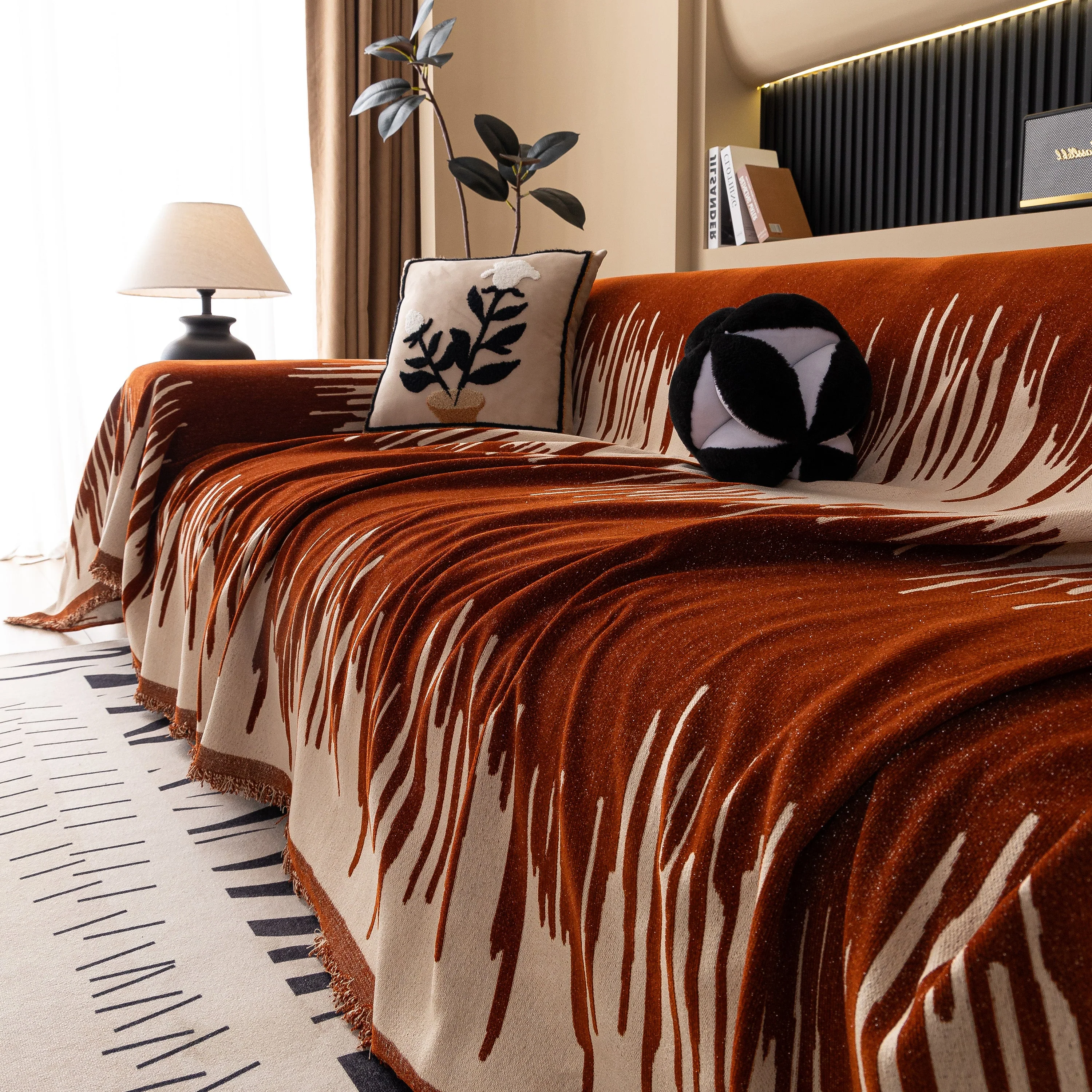 Luxury Throws for Sofas, Versatile Slipcovers & Sofa Covers for Couches and Chairs - Image 62