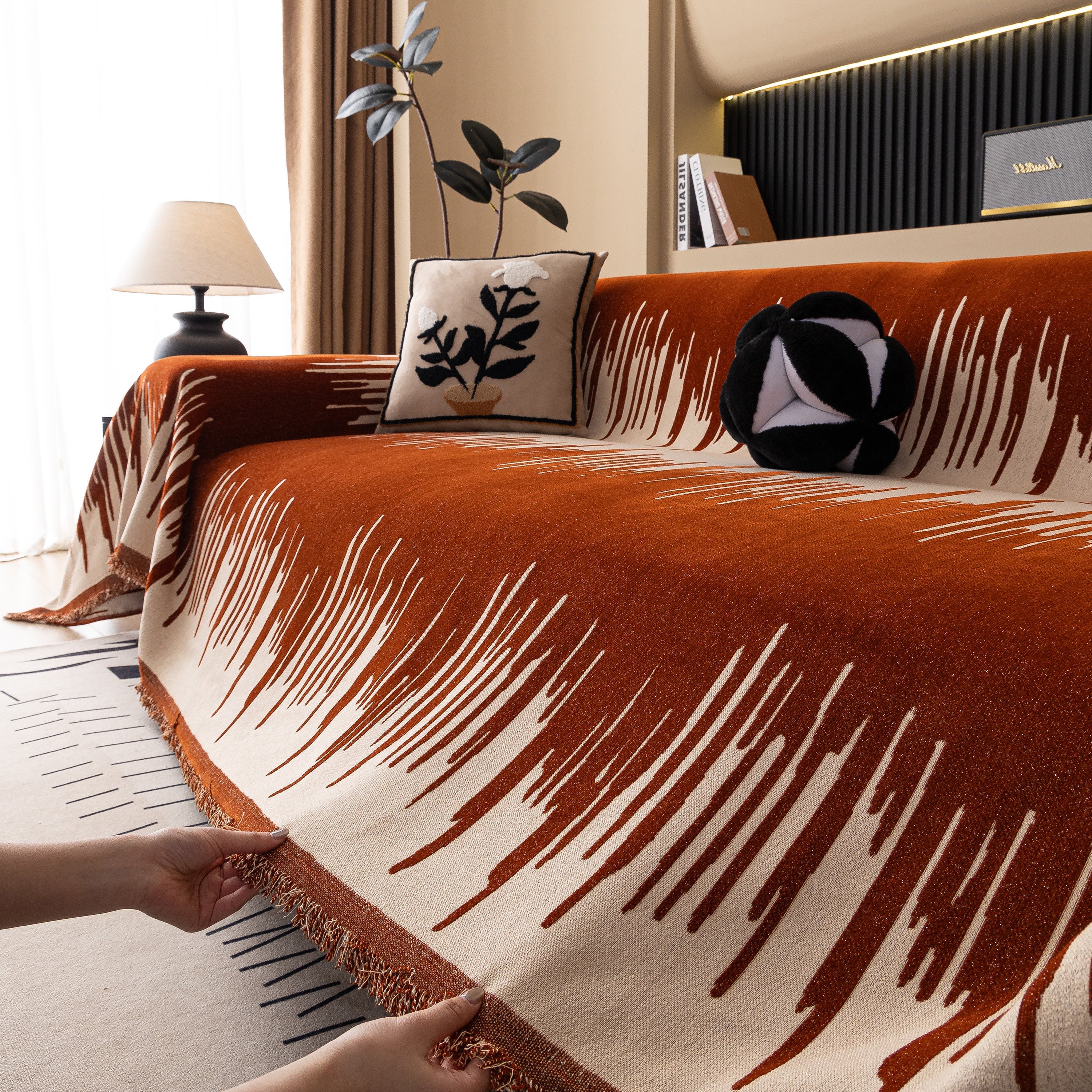 Luxury Throws for Sofas, Versatile Slipcovers & Sofa Covers for Couches and Chairs - Image 65