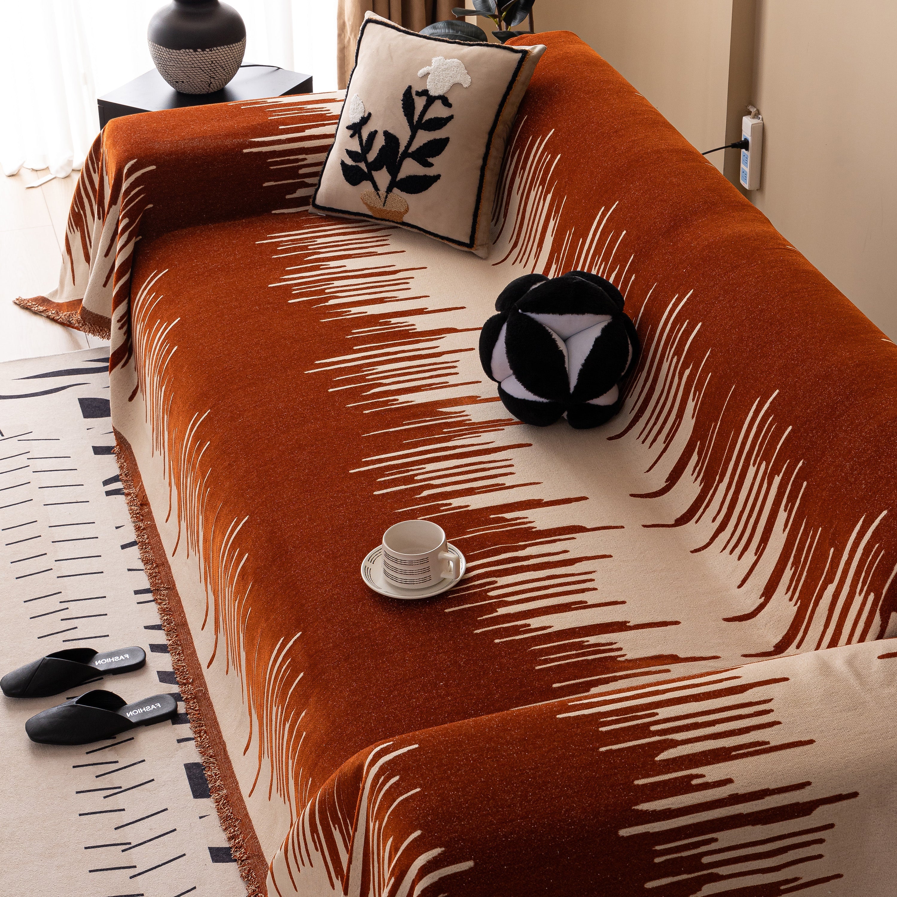 Luxury Throws for Sofas, Versatile Slipcovers & Sofa Covers for Couches and Chairs - Image 67