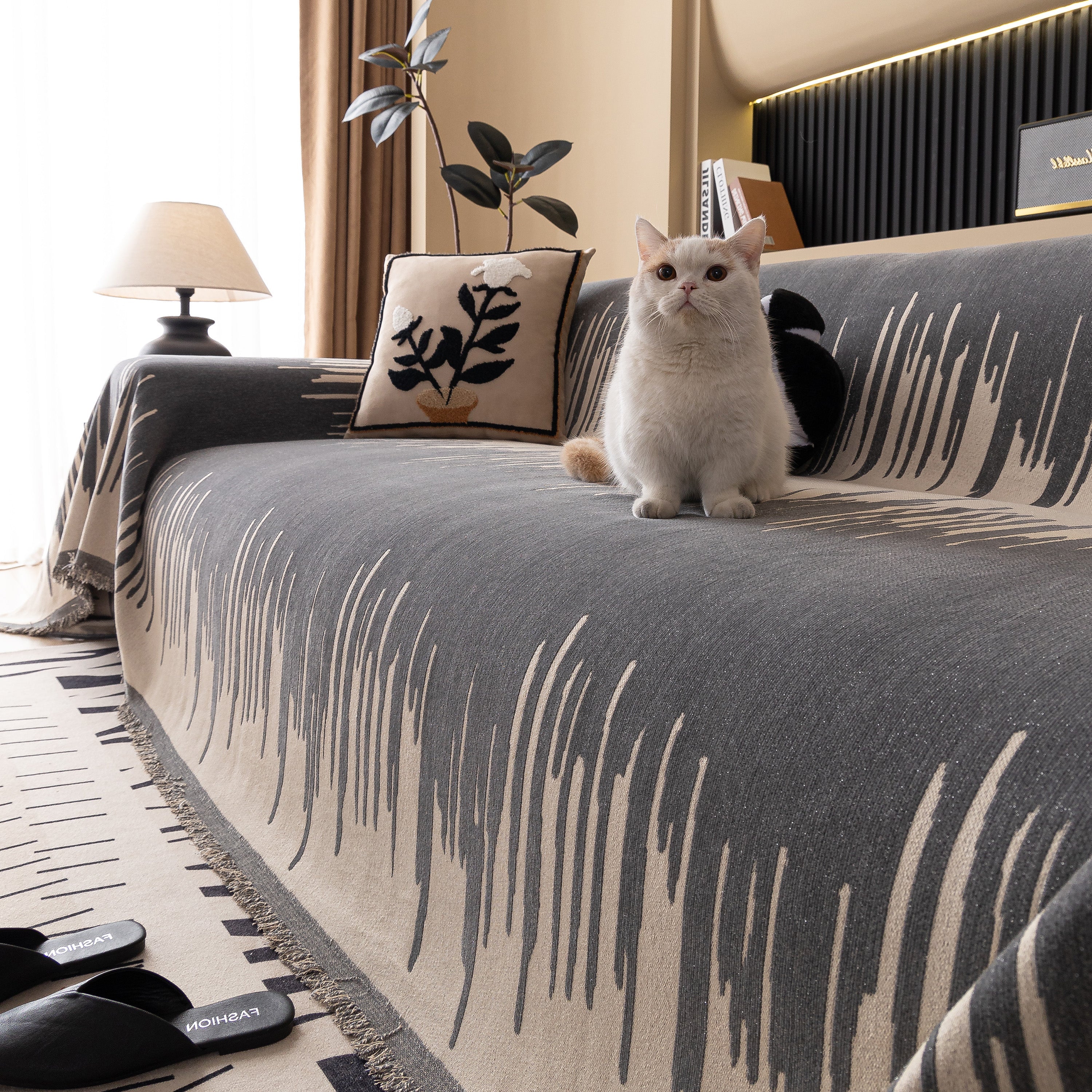 Luxury Throws for Sofas, Versatile Slipcovers & Sofa Covers for Couches and Chairs - Image 76