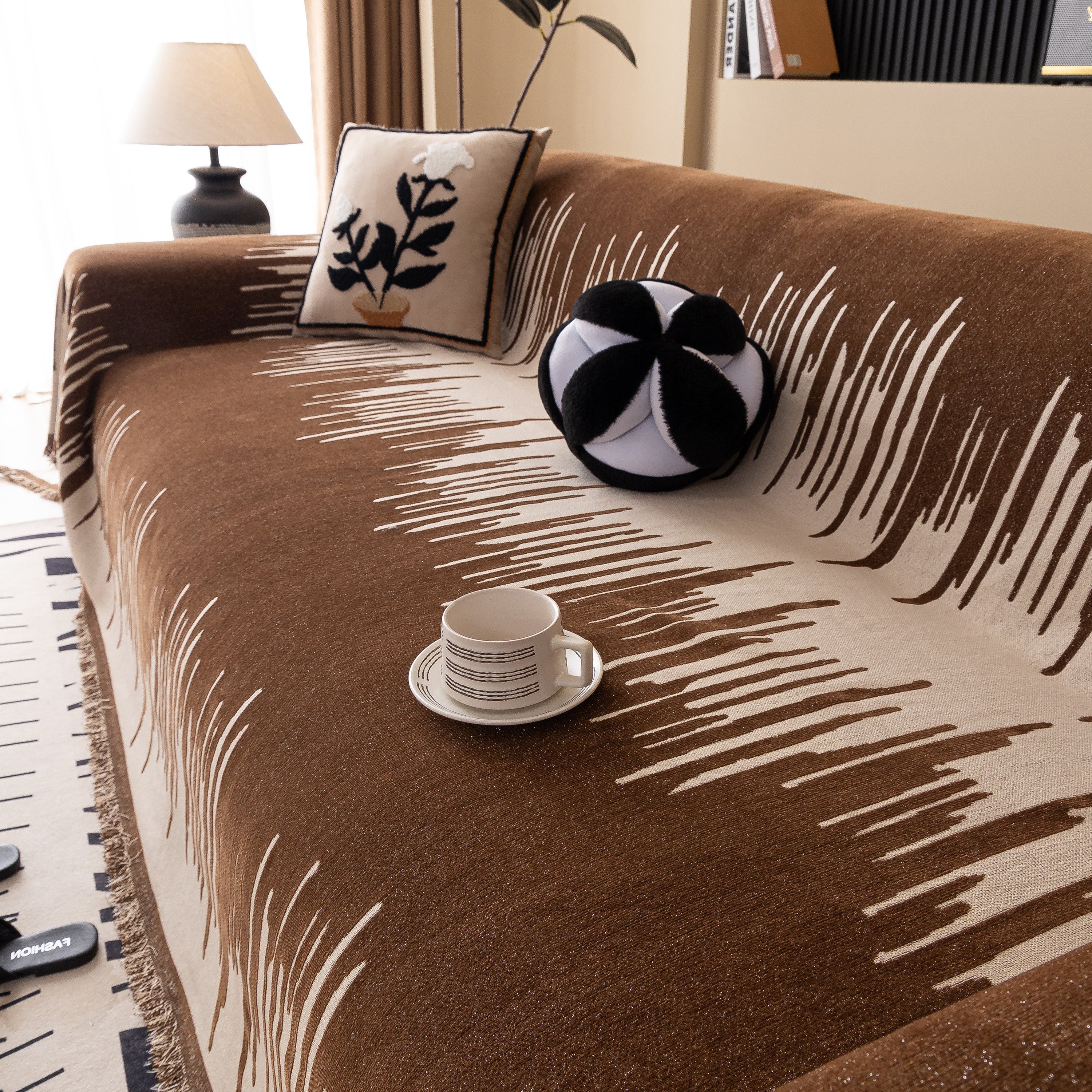 Luxury Throws for Sofas, Versatile Slipcovers & Sofa Covers for Couches and Chairs - Image 92