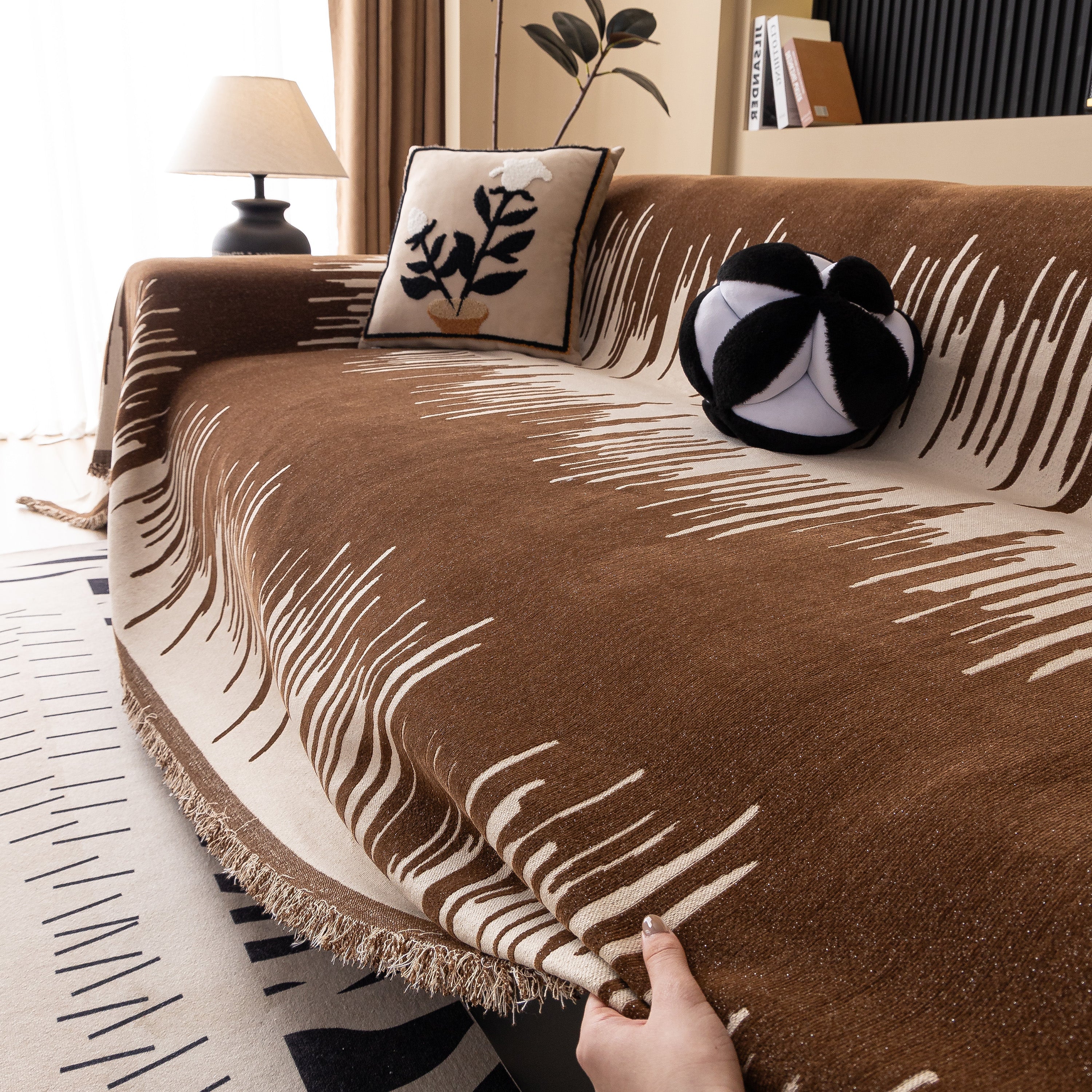 Luxury Throws for Sofas, Versatile Slipcovers & Sofa Covers for Couches and Chairs - Image 95