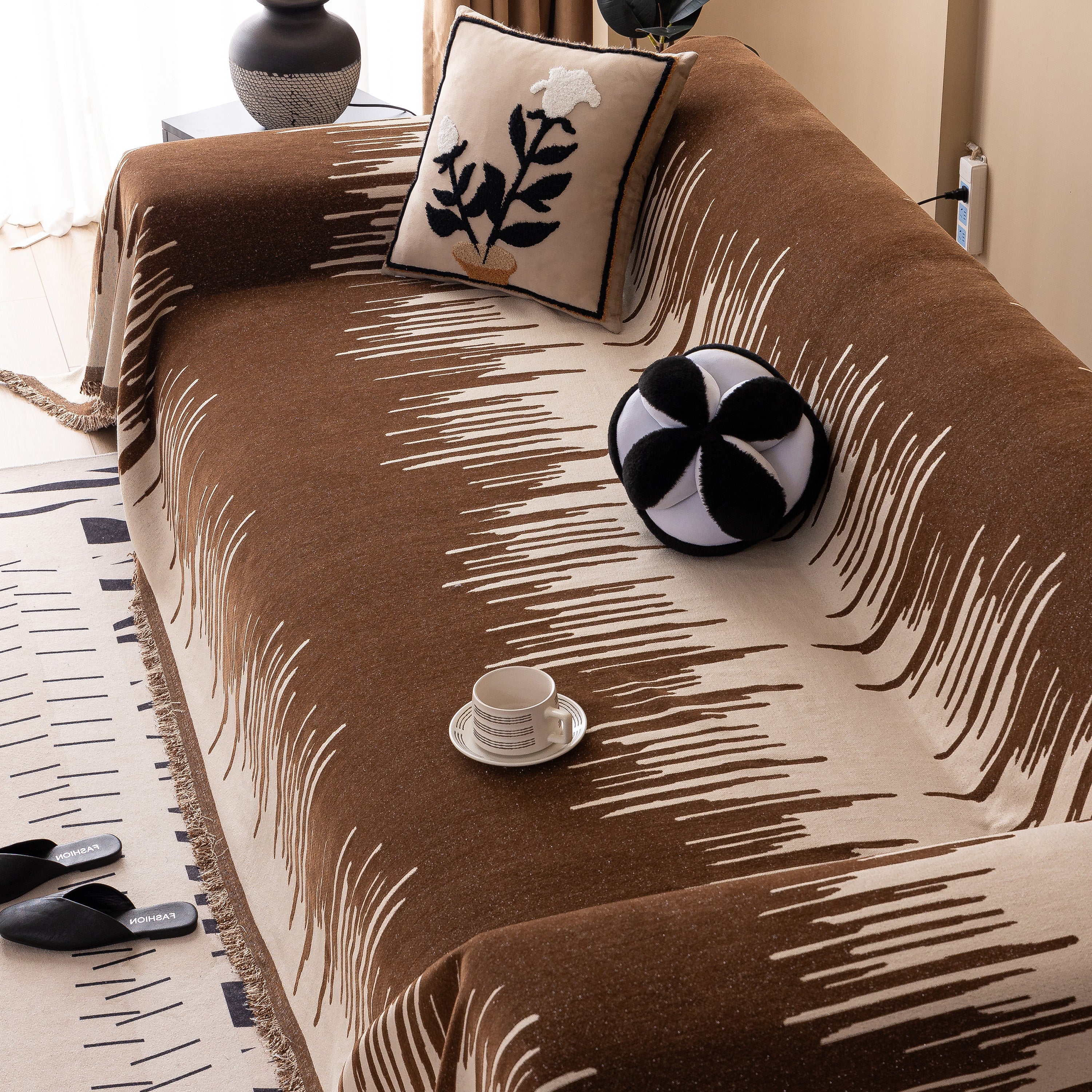 Luxury Throws for Sofas, Versatile Slipcovers & Sofa Covers for Couches and Chairs - Image 98