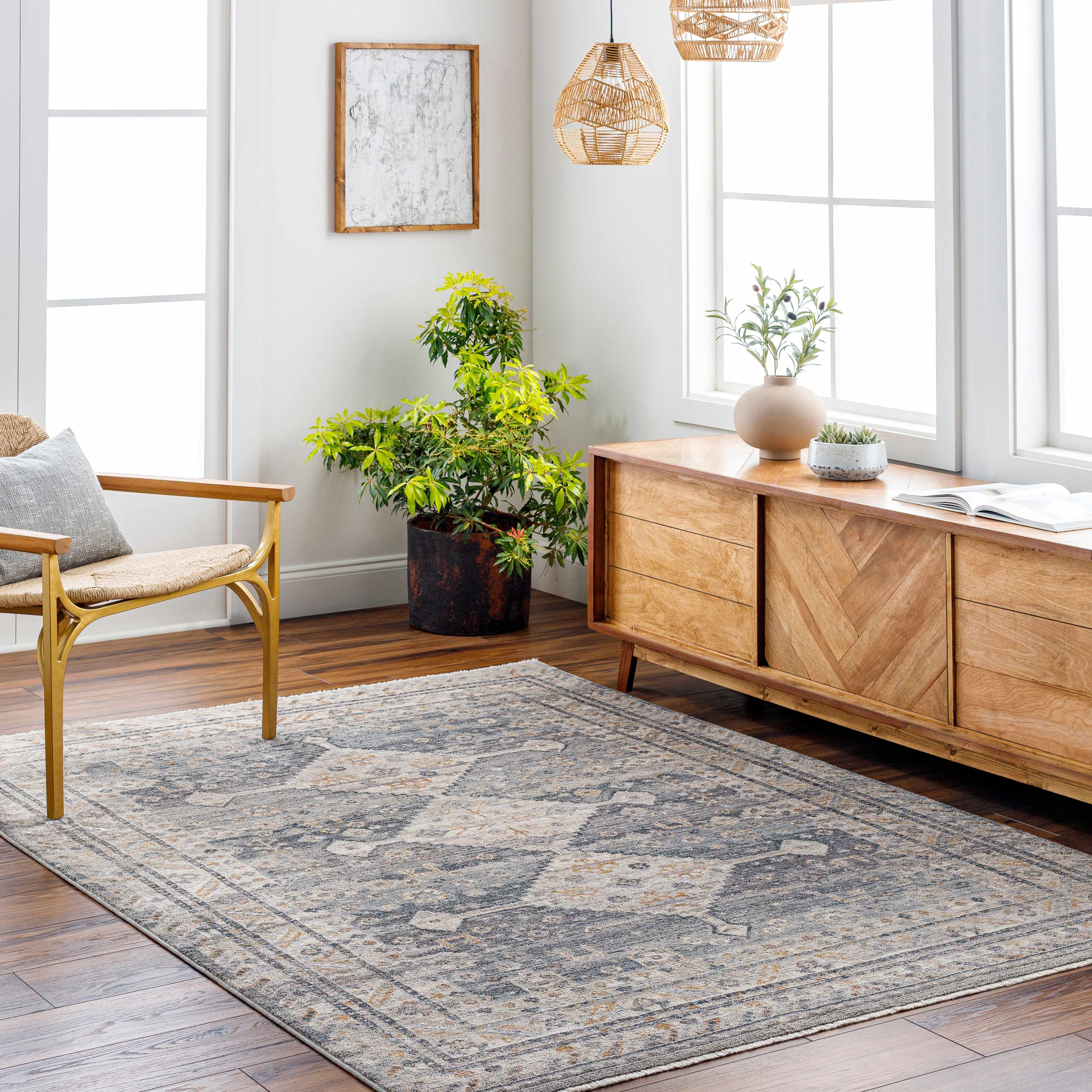 Lyam Luxe Rug with Fringes - Image 2