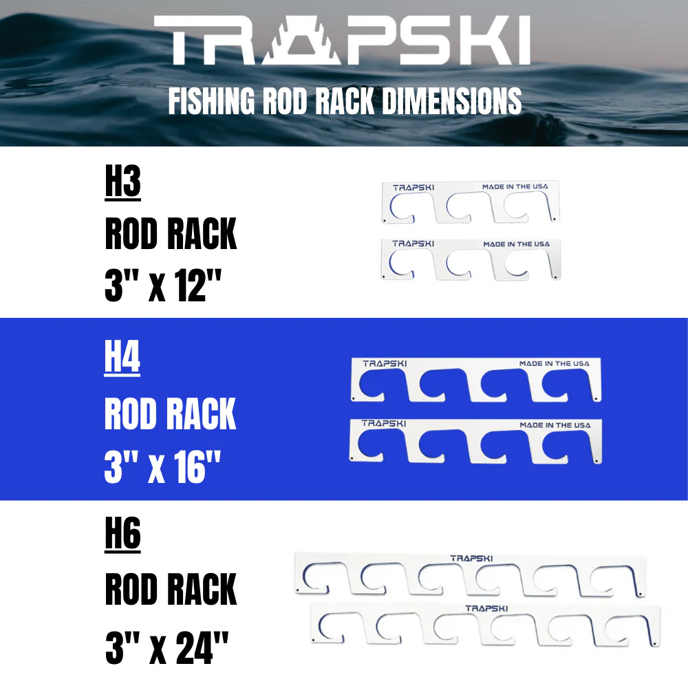 Made in the USA Fishing Rod Rack | Wall or Ceiling Mounted - Image 26