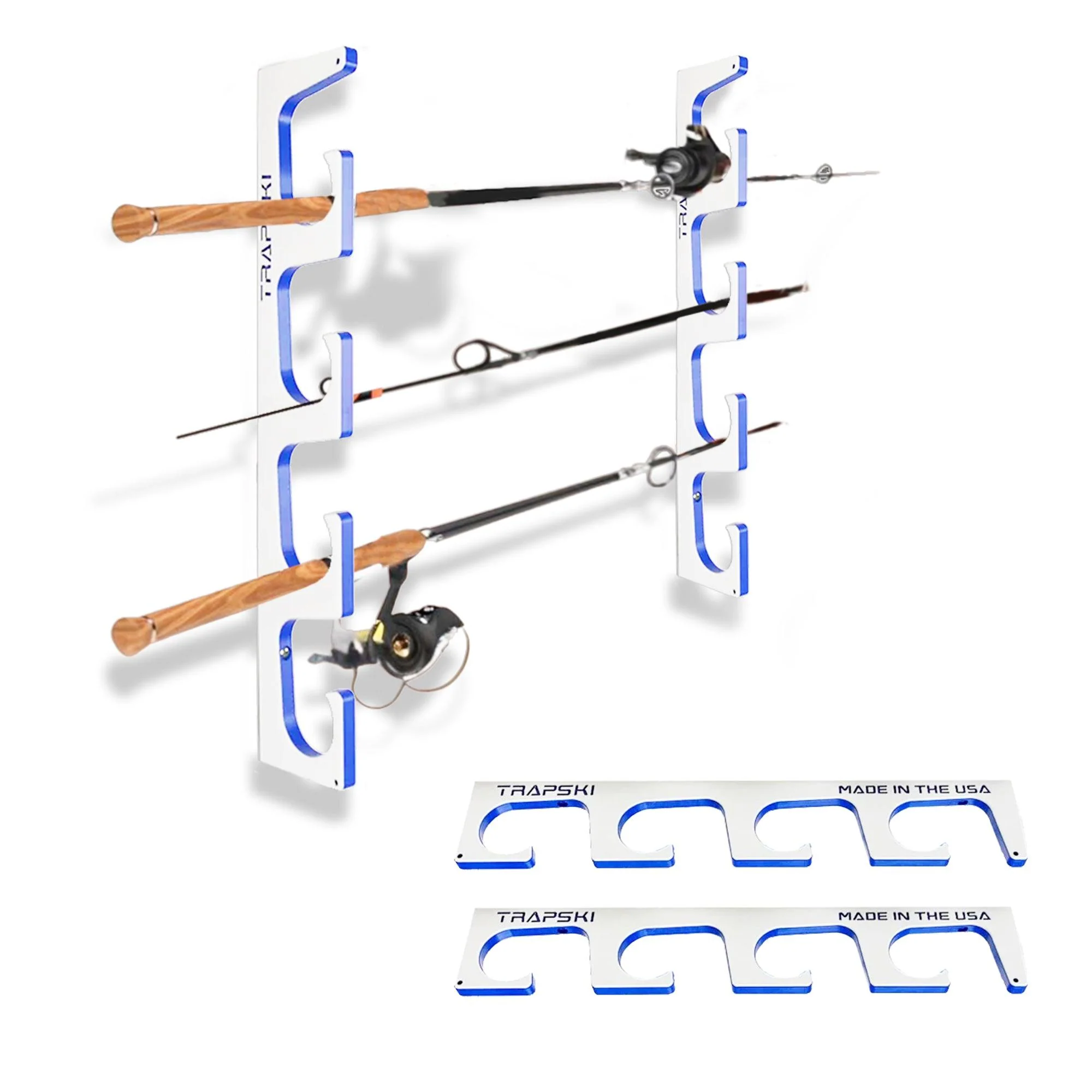 Made in the USA Premium Fishing Rod Racks | Wall or Ceiling or Boat Mounted - Image 24