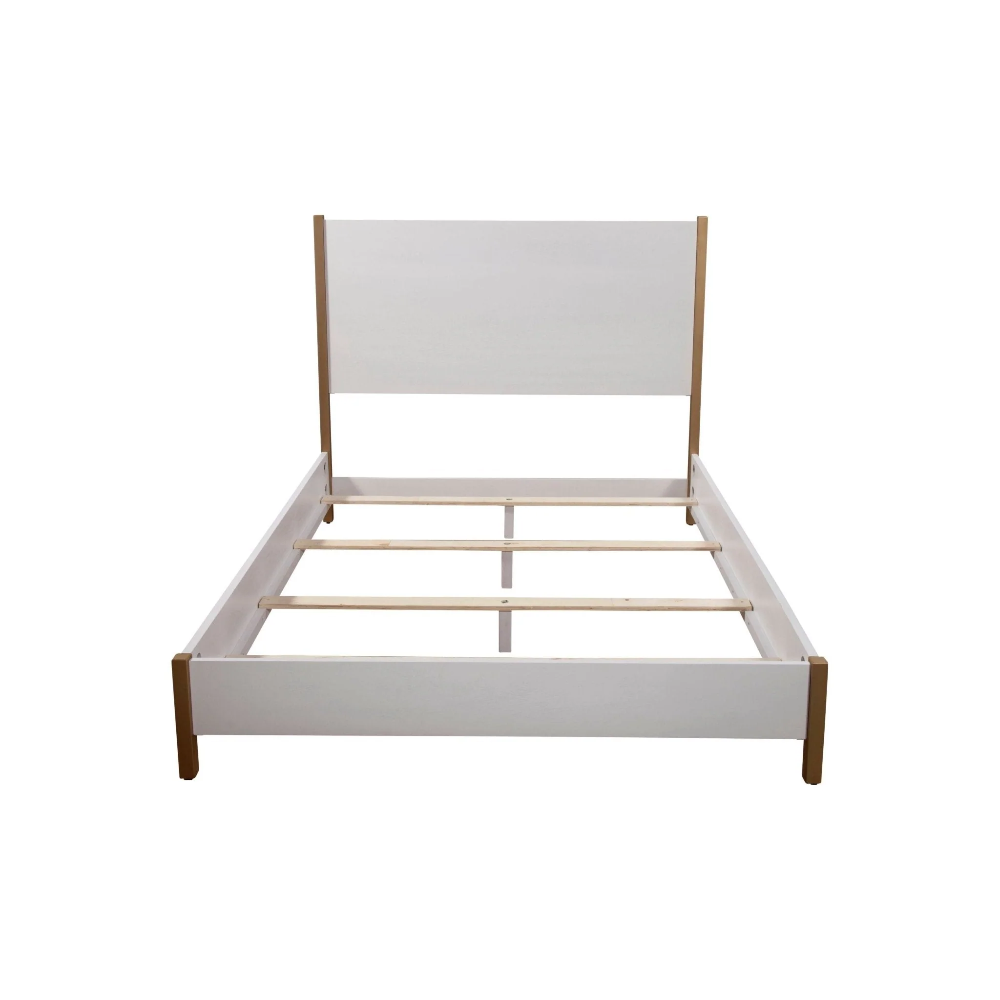 Madelyn Upholstered Panel Bed, Neutral White - Image 6