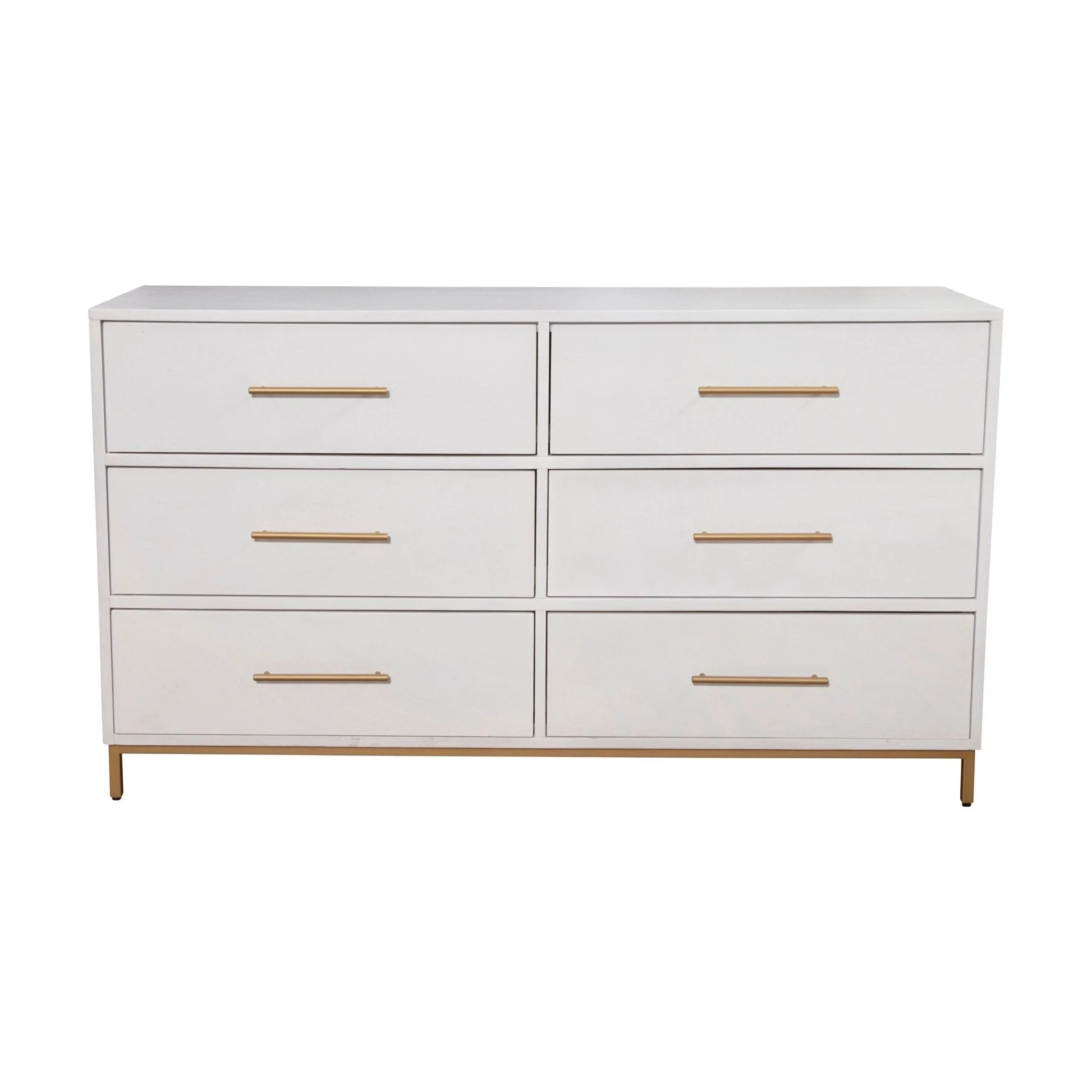 Madelyn Six Drawer Dresser, White - Image 2