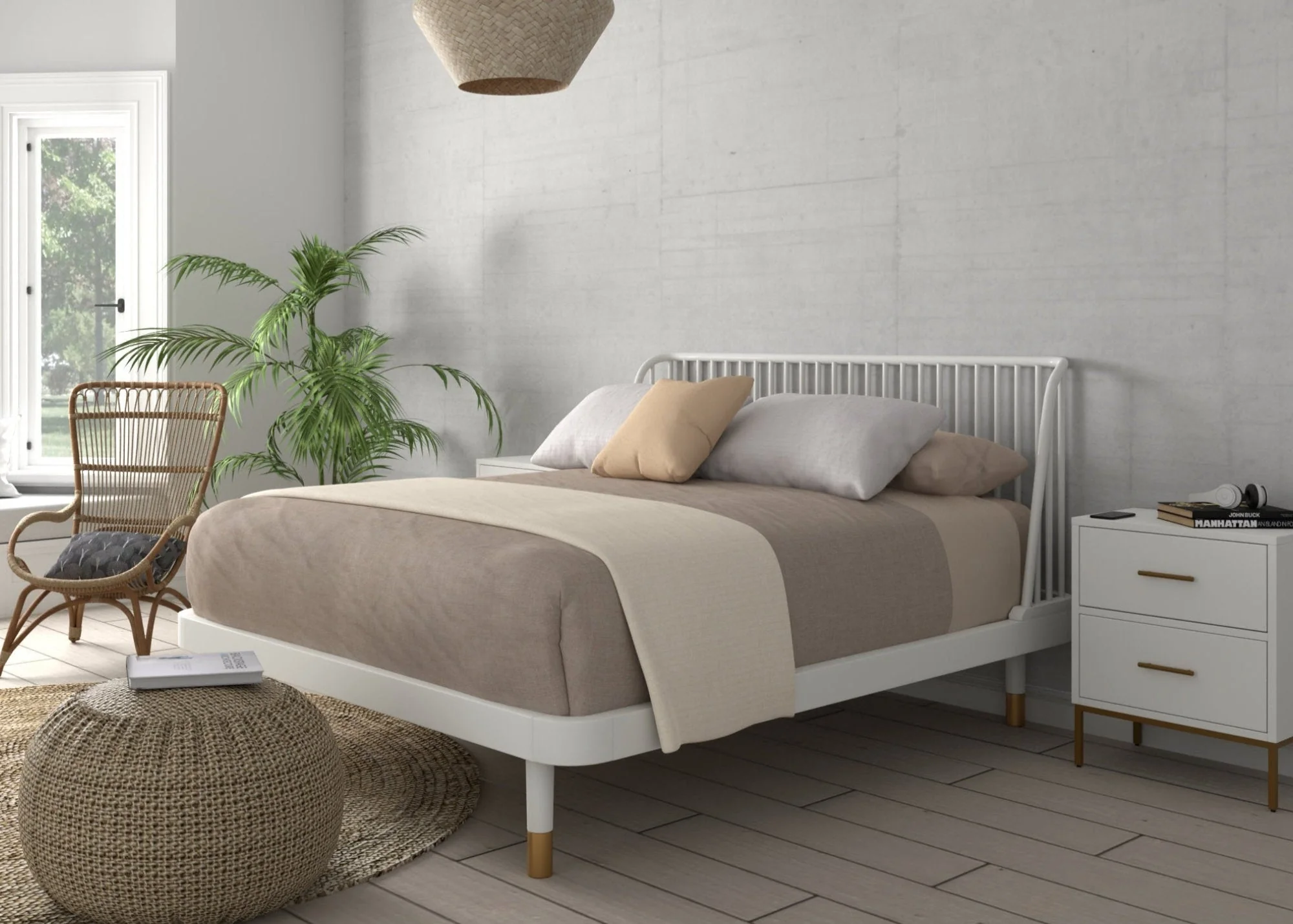 Madelyn Slat Back Platform Bed - Image 2