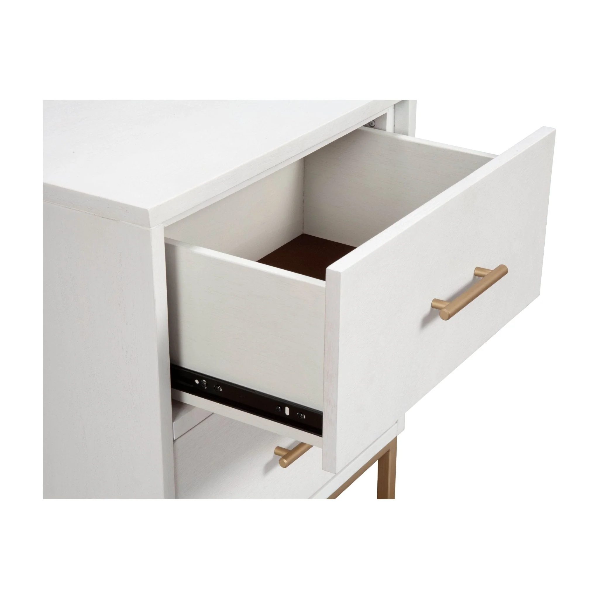 Madelyn Two Drawer Nightstand, White - Image 7