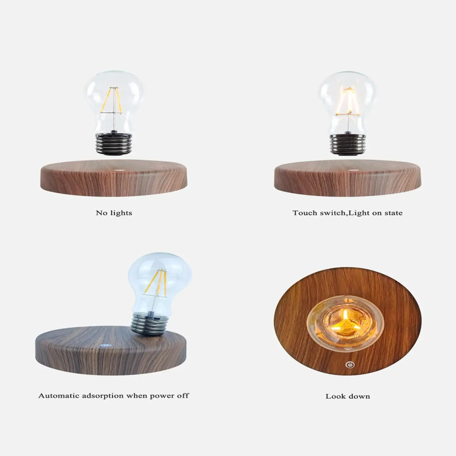Magnetic Levitation Bulb Table Lamps for Living Room Ambiance - Image 6
