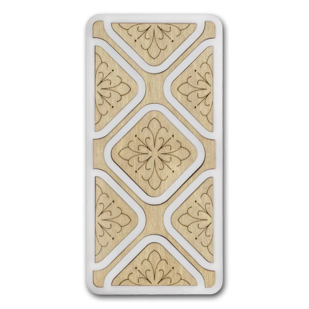 Magnetic Needle Case Large – “Light Stone Geometry” FLZB(N)-182 - Image 3