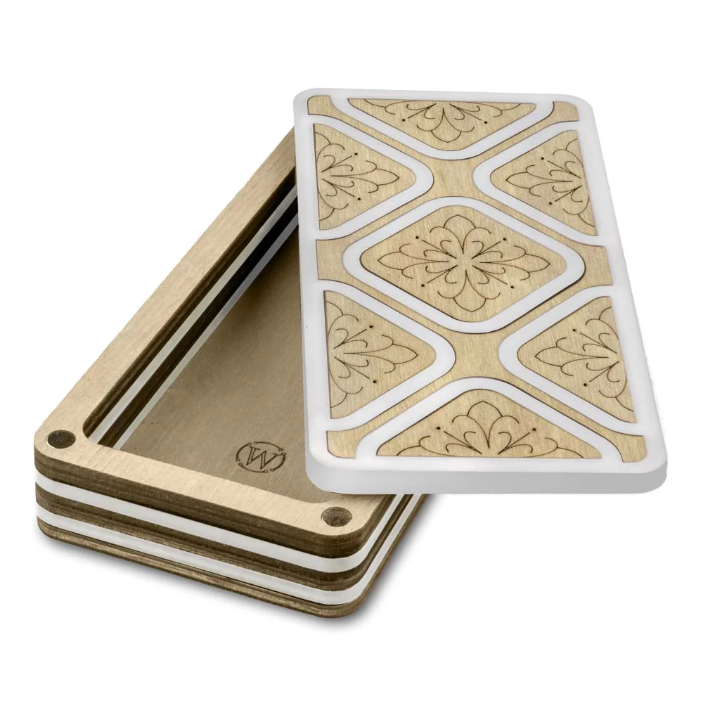 Magnetic Needle Case Large – “Light Stone Geometry” FLZB(N)-182 - Image 4