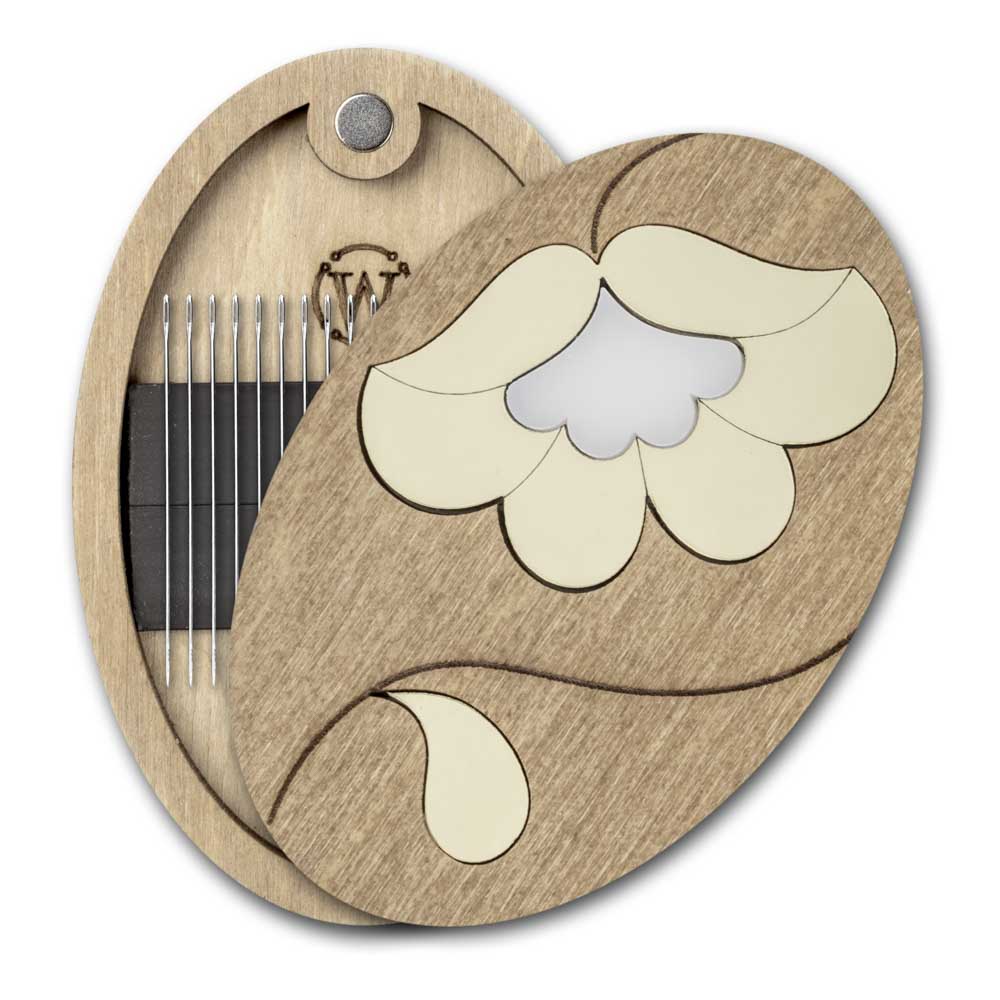 Magnetic Needle Case Oval - "Golden Flower" FLZB(N)-187 - Image 2
