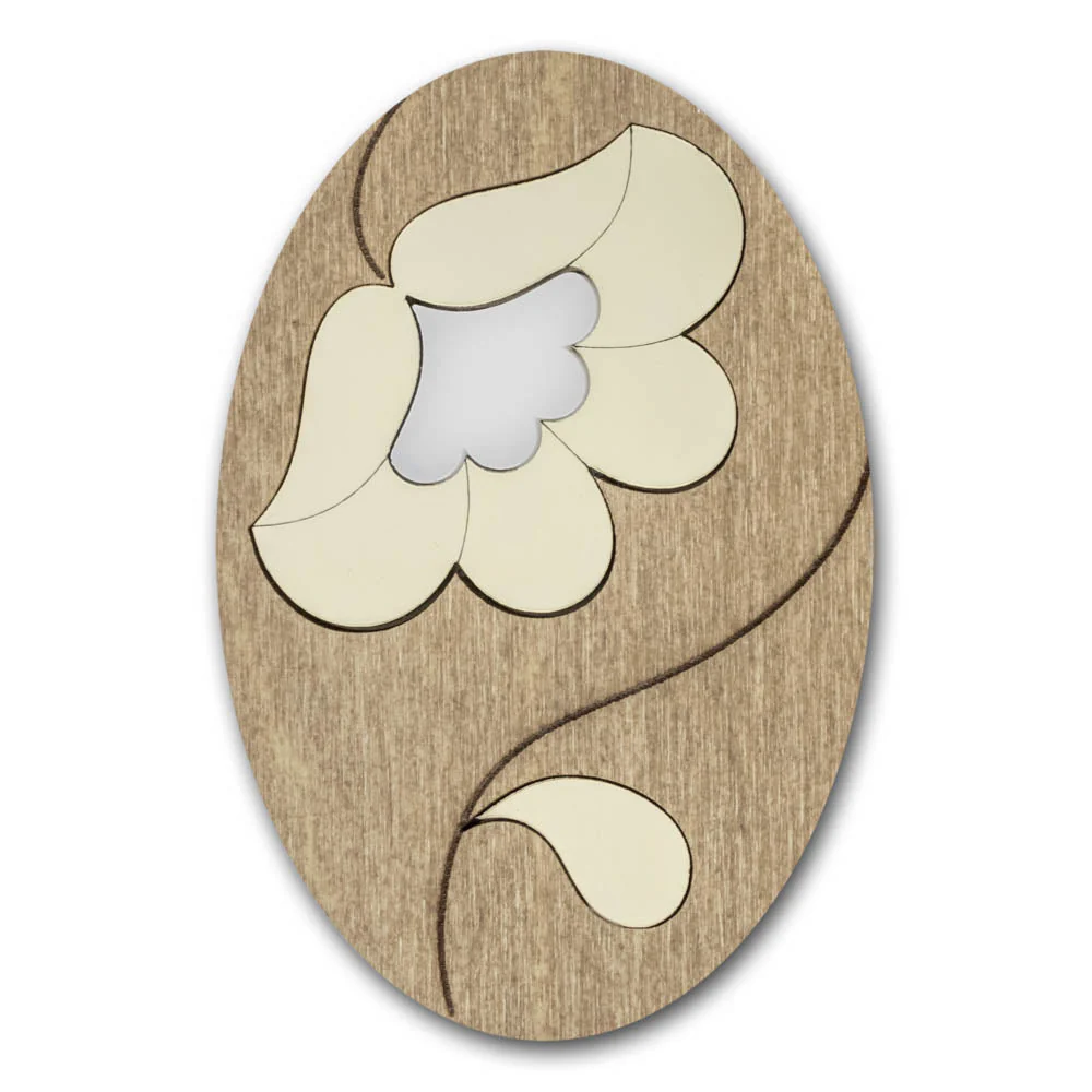 Magnetic Needle Case Oval - "Golden Flower" FLZB(N)-187 - Image 3