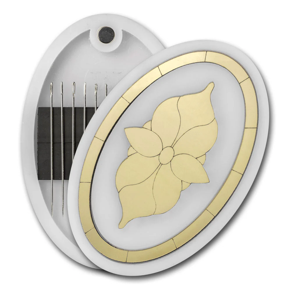 Magnetic Needle Case Oval – “Golden Glow” FLZB(N)-190 - Image 2