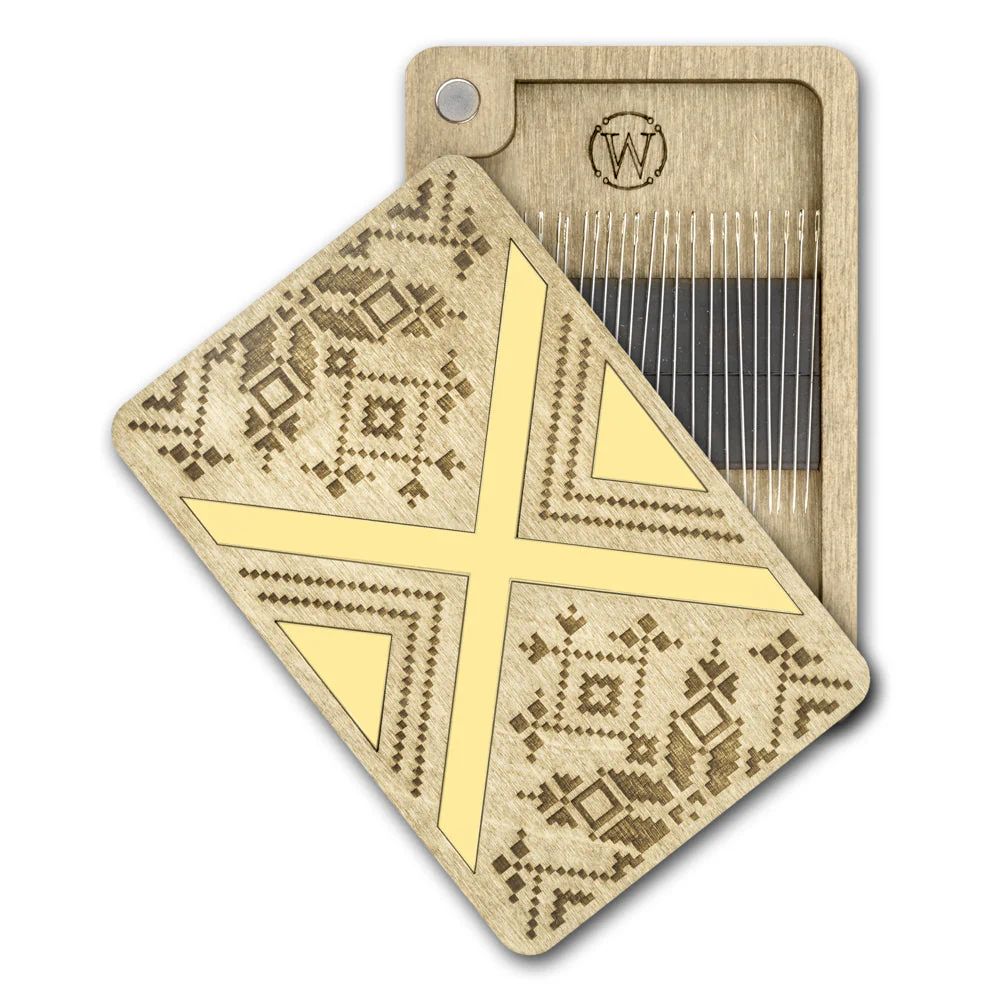 Magnetic Needle Case Rectangular – “Ethnic Pattern” FLZB(N)-194 - Image 2