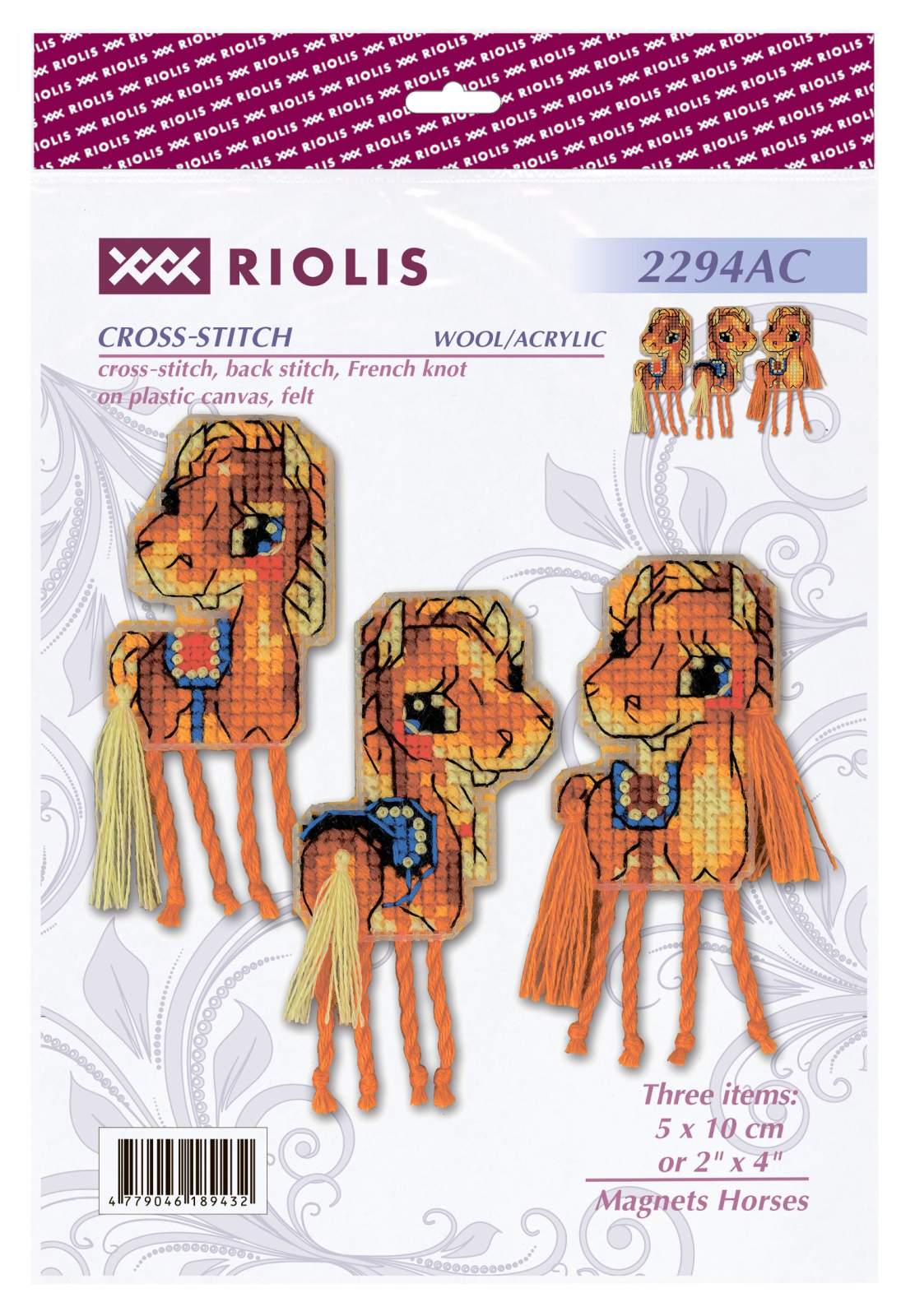 Magnets Horses R2294AC Counted Cross Stitch Kit - Image 2