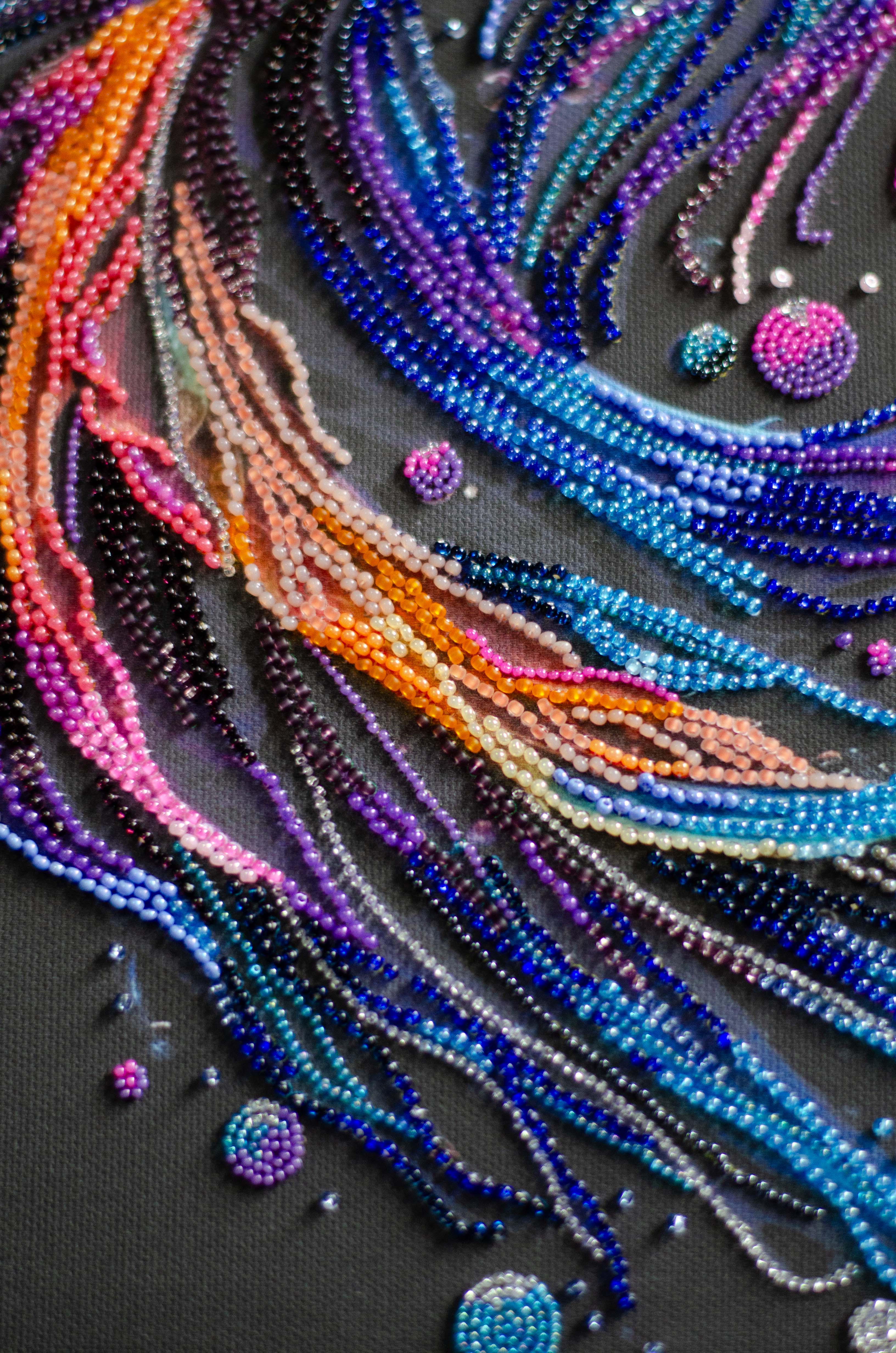 Main Bead Embroidery Kit - Waves of Color AB-946 - Image 4
