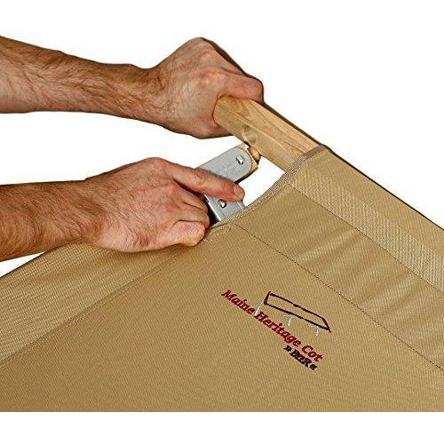 Maine Heritage Cot – Heavy-Duty Wooden Camping Cot with 375 lb Capacity - Image 8