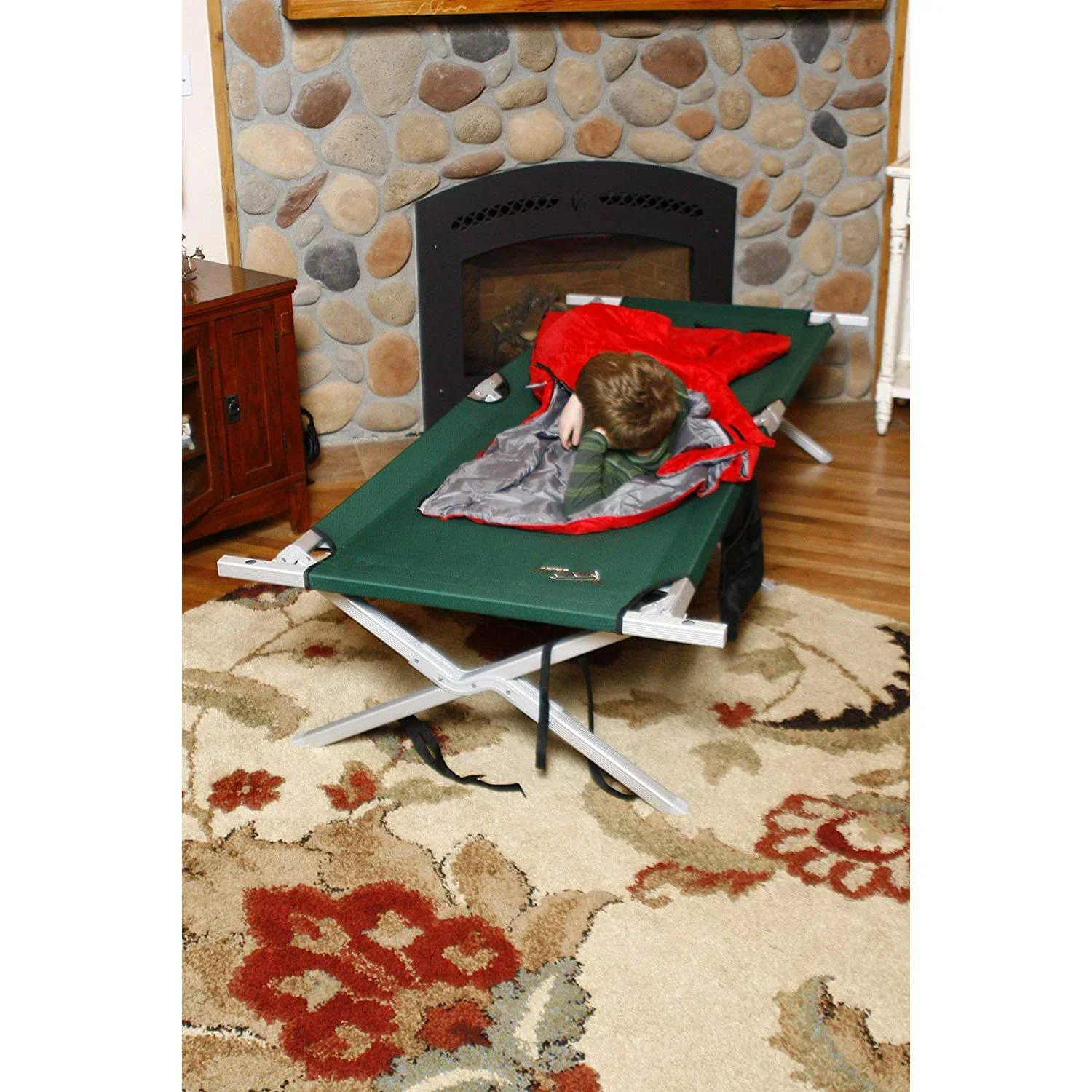 Maine Military Cot HD – Heavy-Duty Full-Size Aluminum Cot with 375 lb Capacity - Image 2