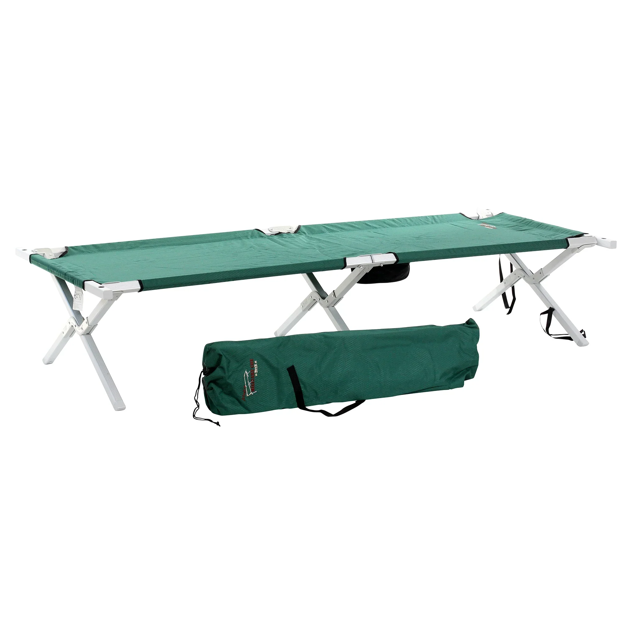 Maine Military Cot HD – Heavy-Duty Full-Size Aluminum Cot with 375 lb Capacity - Image 4