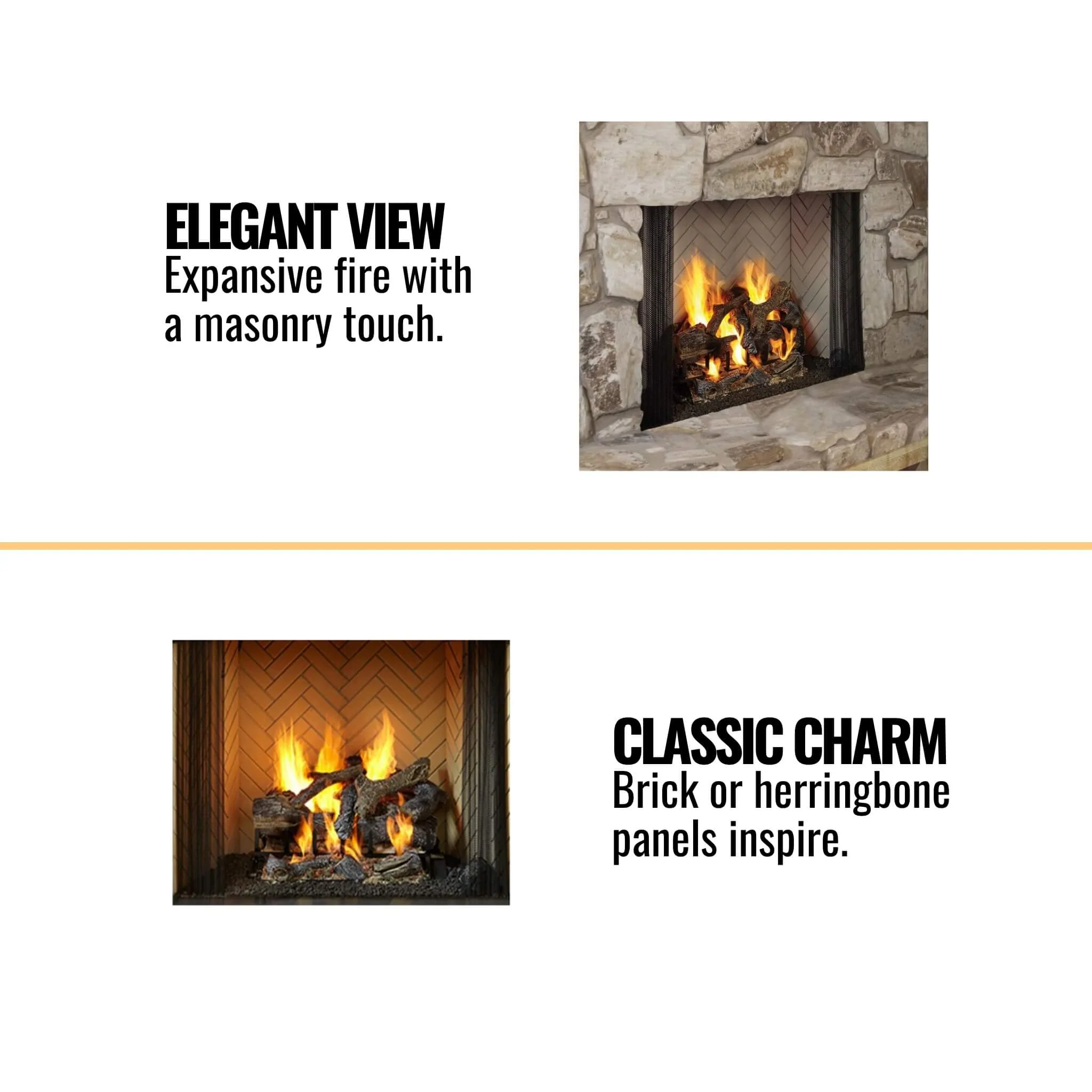 Majestic Ashland 42-Inch Open Wood Burning Fireplace [ASH42] (SAK82429) - Image 4