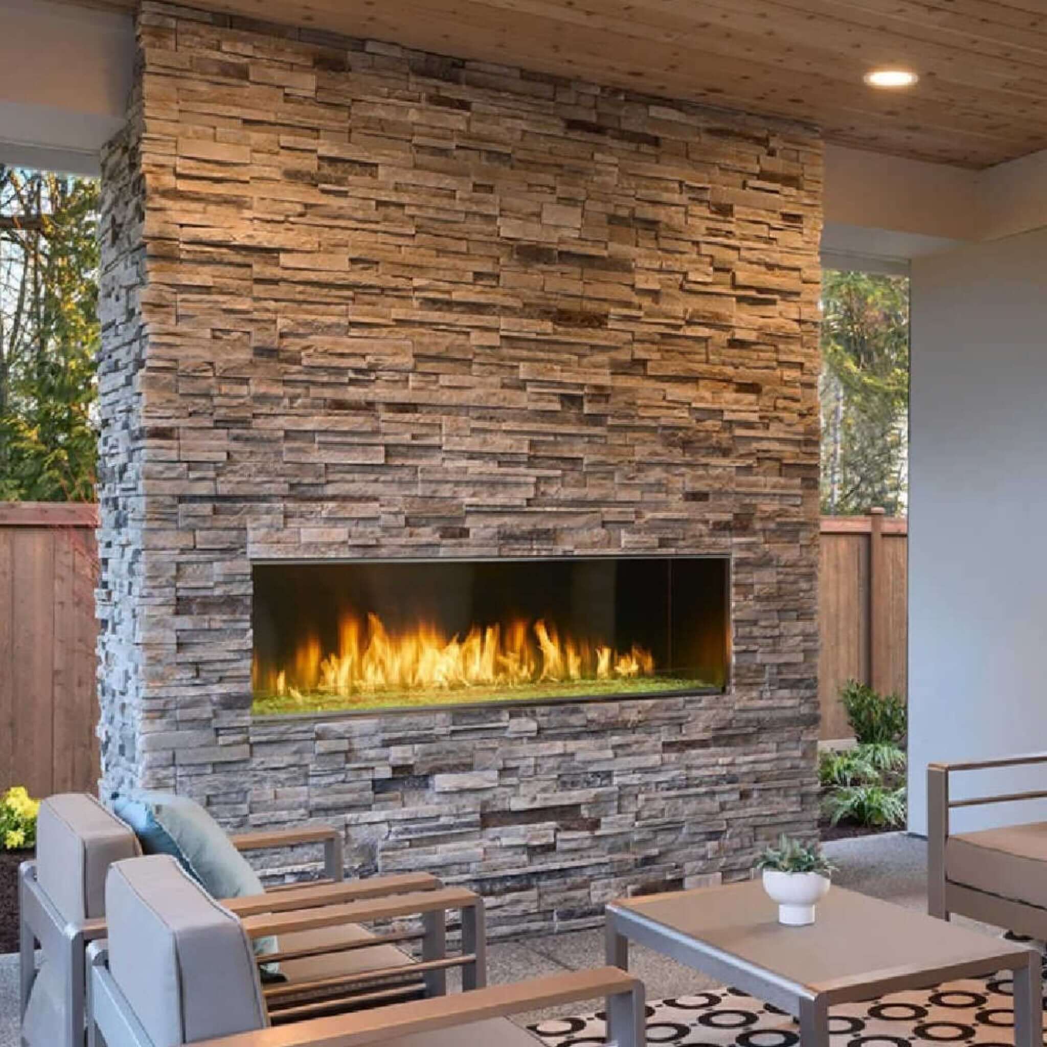 Majestic Lanai 60-Inch Single Sided Linear Outdoor Gas Fireplace [ODLANAIG-60] (SAK94821) - Image 3