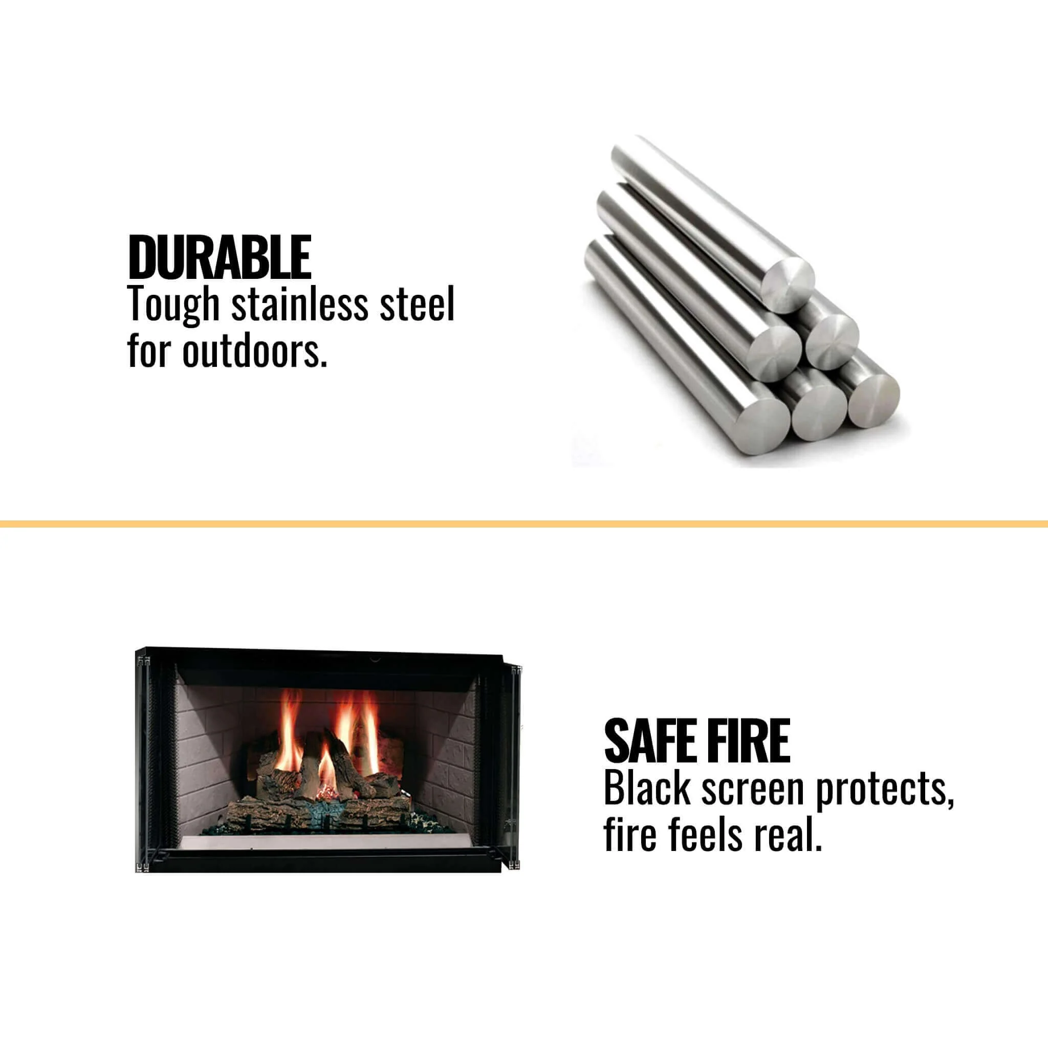 Majestic Sovereign 42-Inch Black Wood Burning Fireplace [SA42R/C] (SAK59347) - Image 11