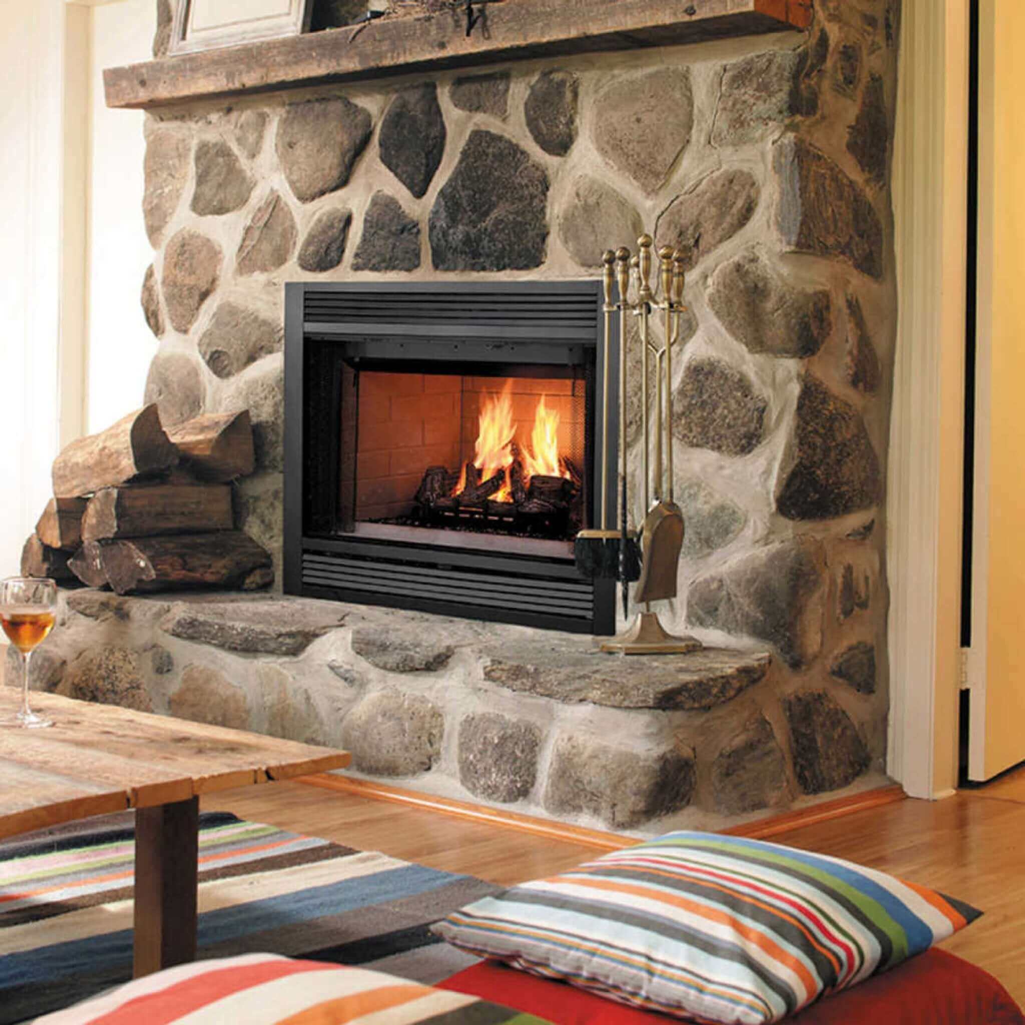 Majestic Sovereign 42-Inch Black Wood Burning Fireplace [SA42R/C] (SAK59347) - Image 4