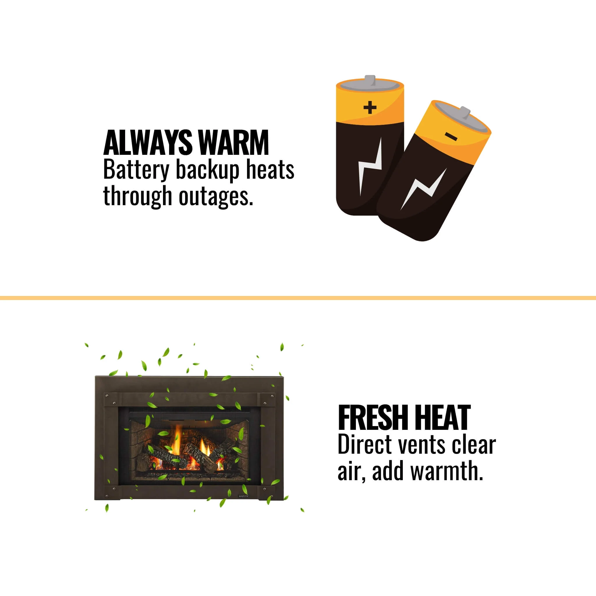 Majestic Trilliant 30-Inch Direct Vent Gas Fireplace Insert [TRILLIANT30IN] (SAK51984) - Image 6