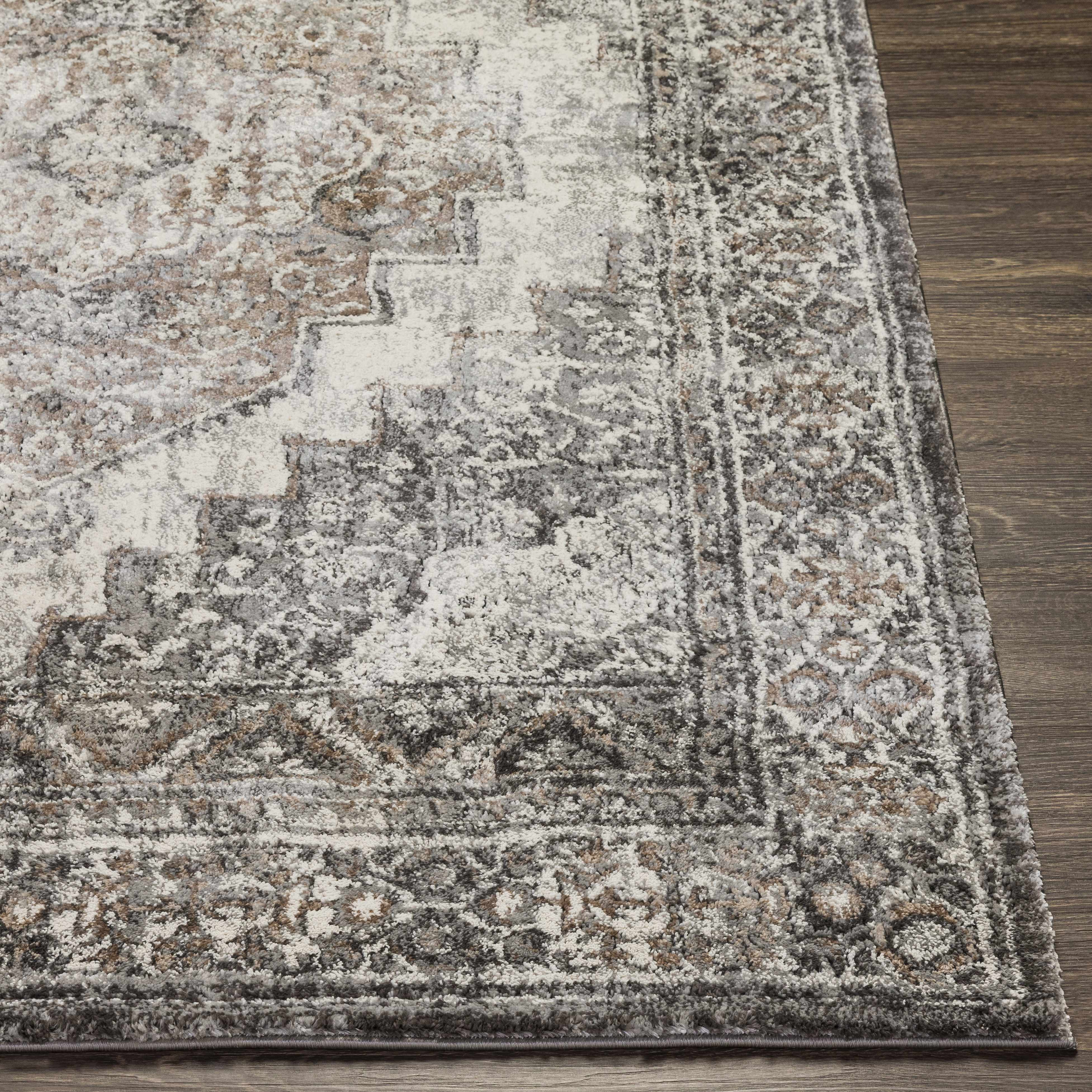 Manaring Charcoal Luxe Thick Area Rug - Clearance - Image 4