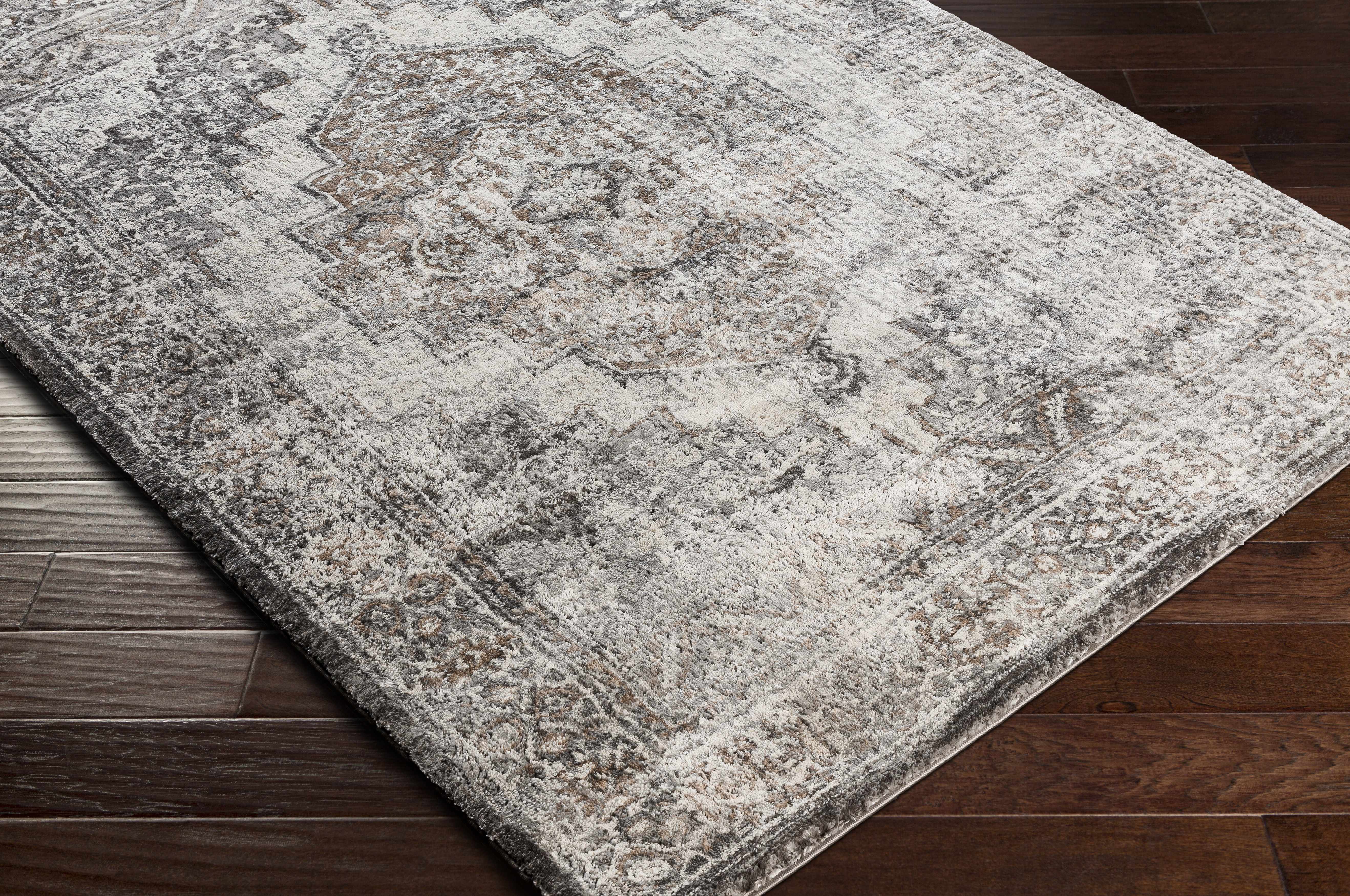 Manaring Charcoal Luxe Thick Area Rug - Clearance - Image 8