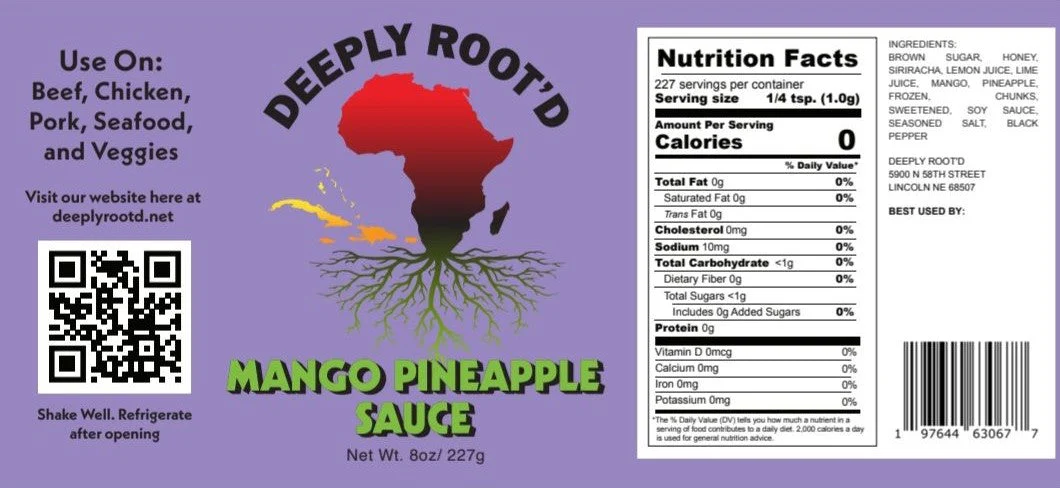 Mango Pineapple Sauce | Pack of 2 | 8 oz | Deeply Root'd - Image 4