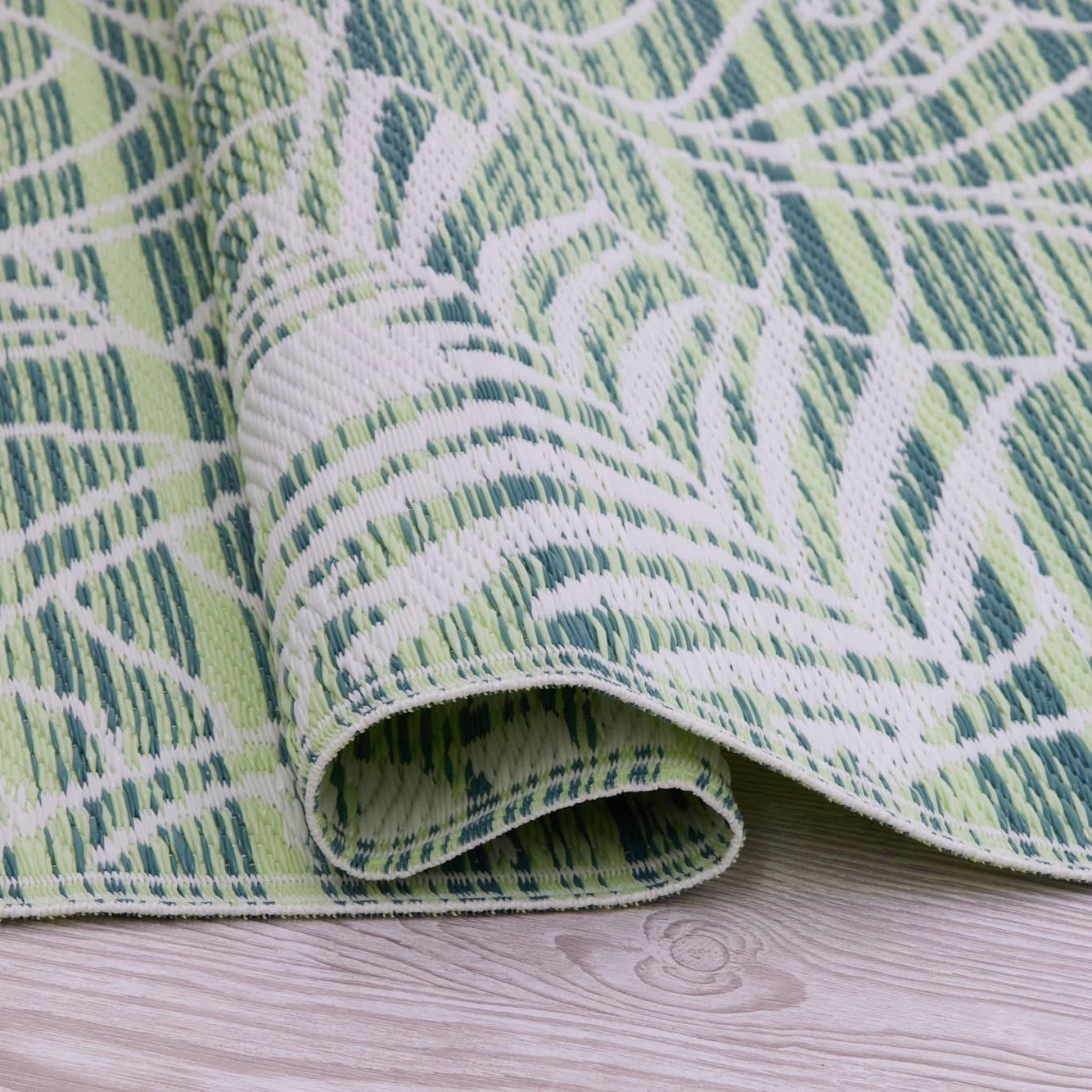 Manila - Green Outdoor Rug for Patio FINAL SALE - Image 4