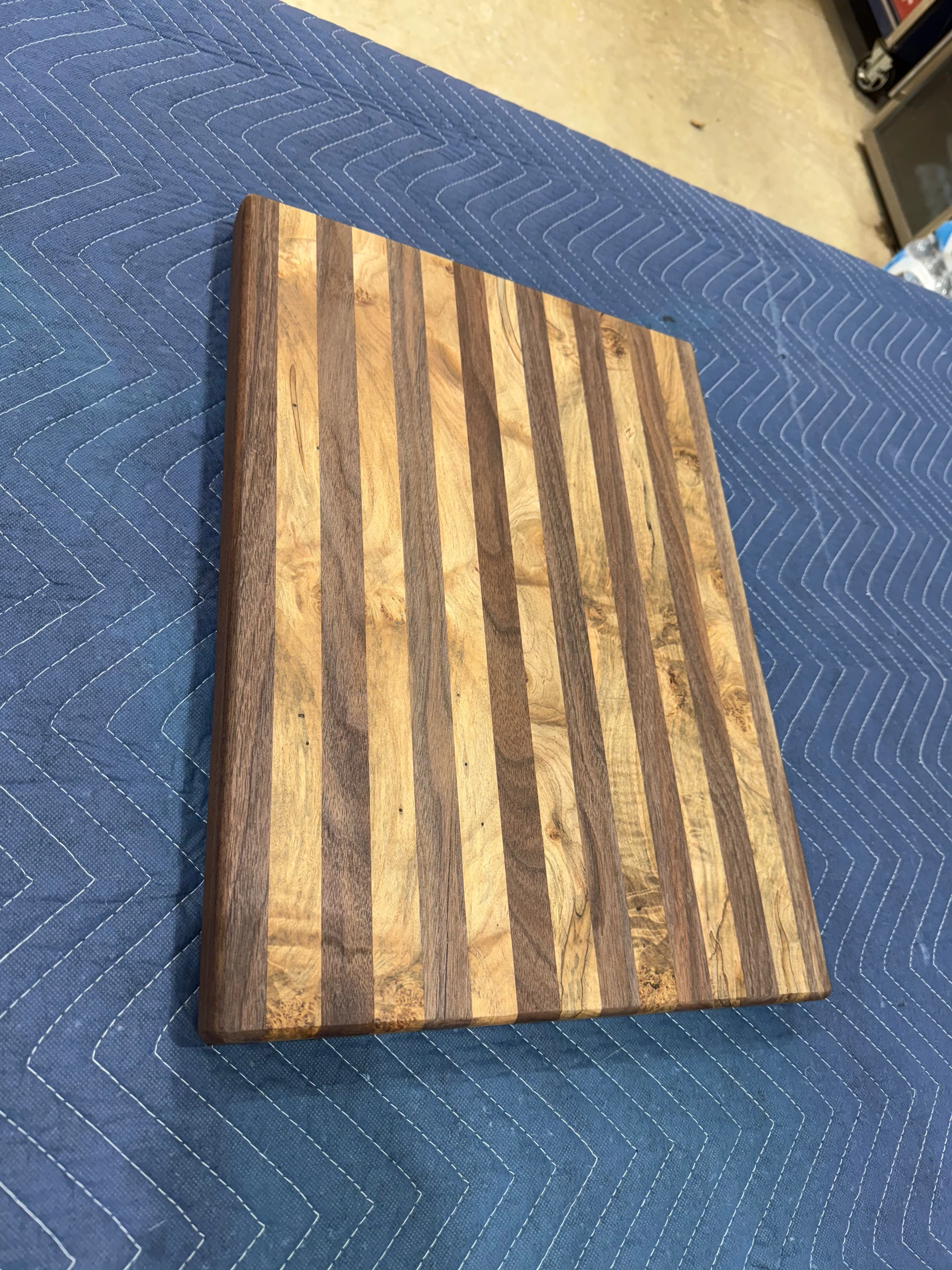 Maple and Walnut Cutting Board - Image 2